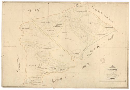 Marcellois - Section A - 3 P PLAN 374/2