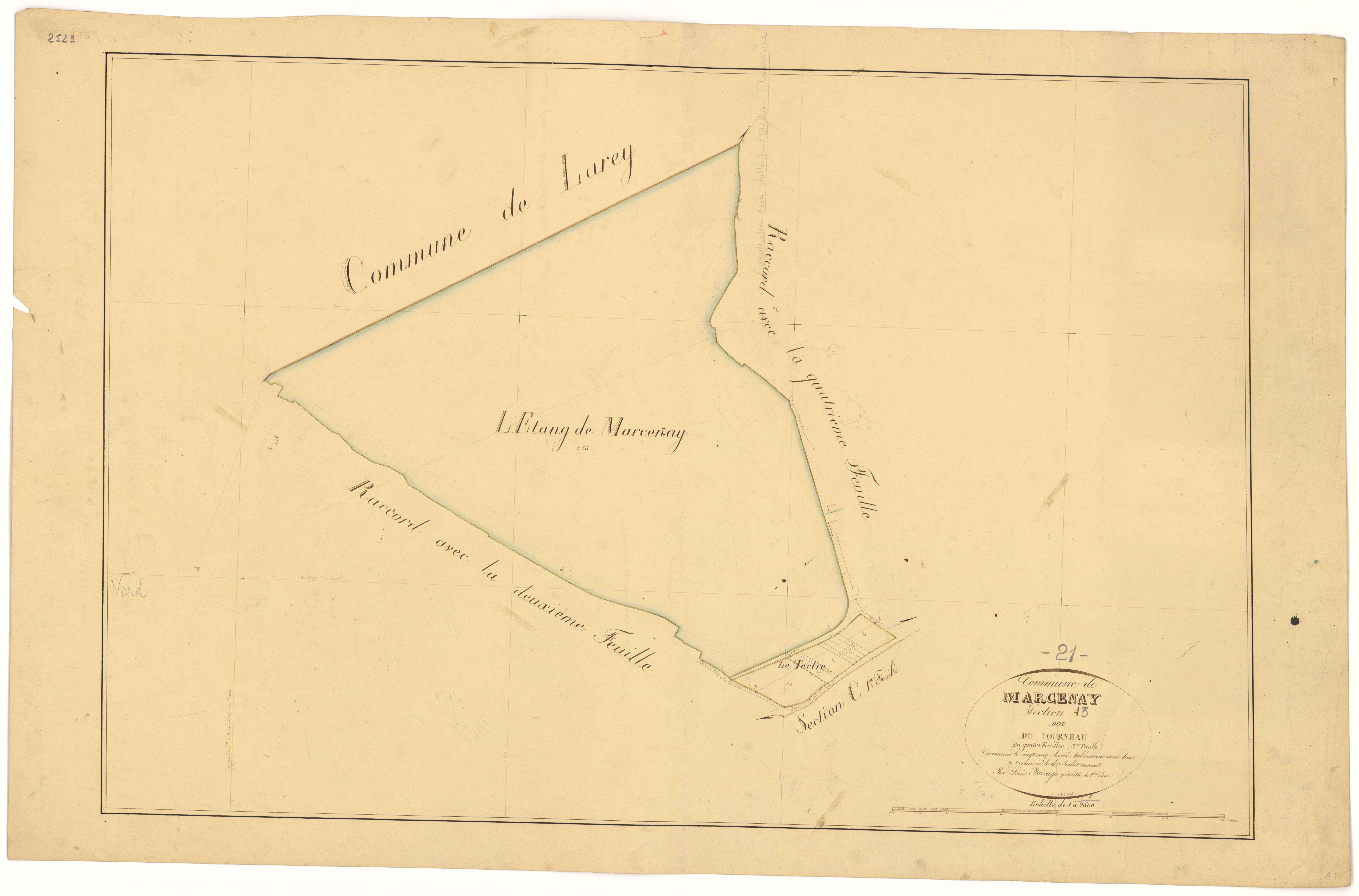 Marcenay - Section A3 - 3 P PLAN 375/4