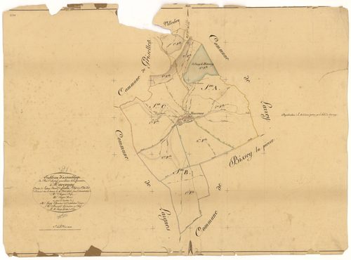 Marcenay - Tableau d'assemblage - 3 P PLAN 375/1