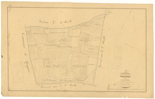 Marcenay - Section B2 - 3 P PLAN 375/7