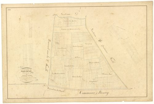 Marcenay - Section B3 - 3 P PLAN 375/8