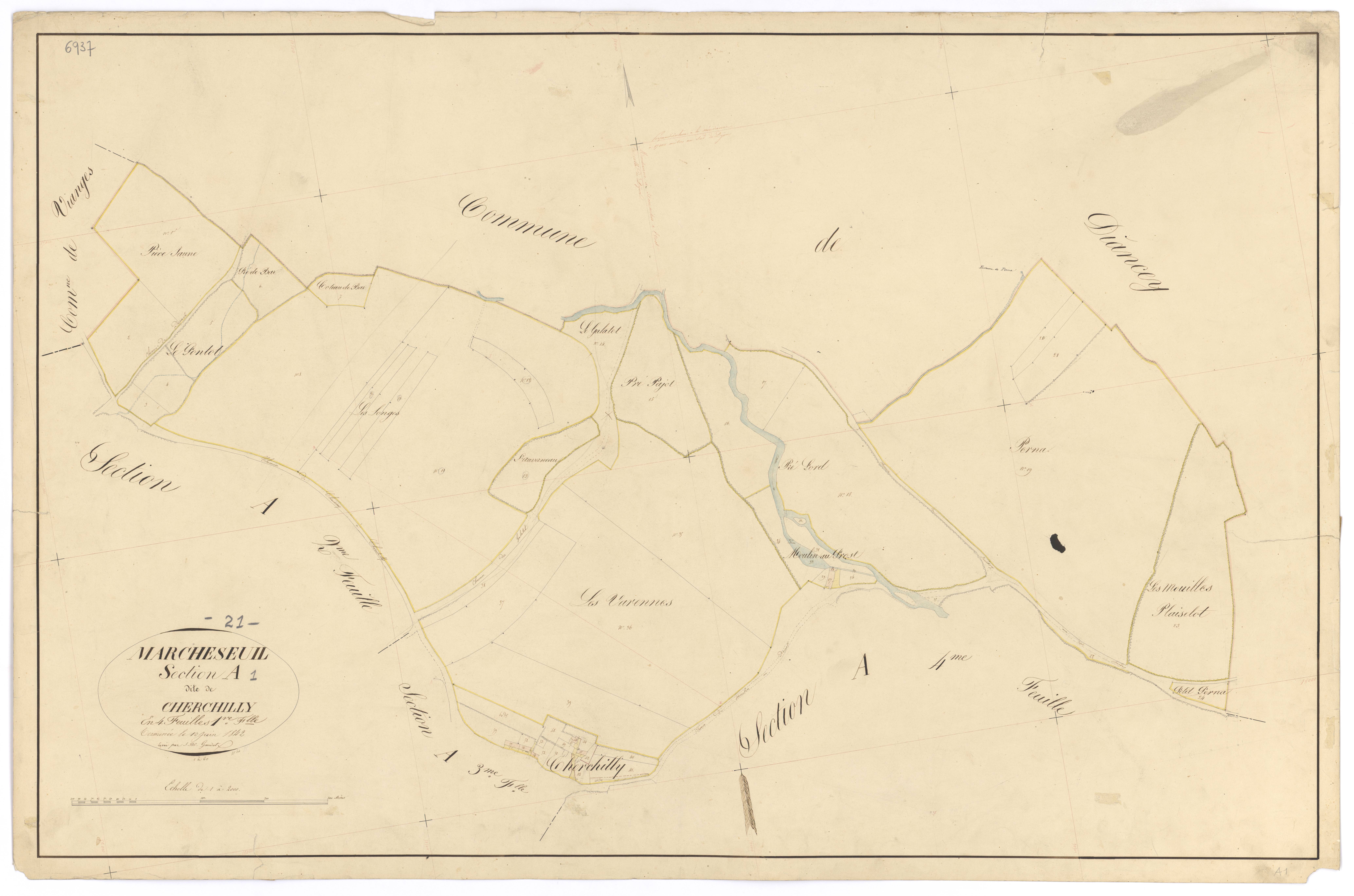 Marcheseuil - Section A1 - 3 P PLAN 376/2
