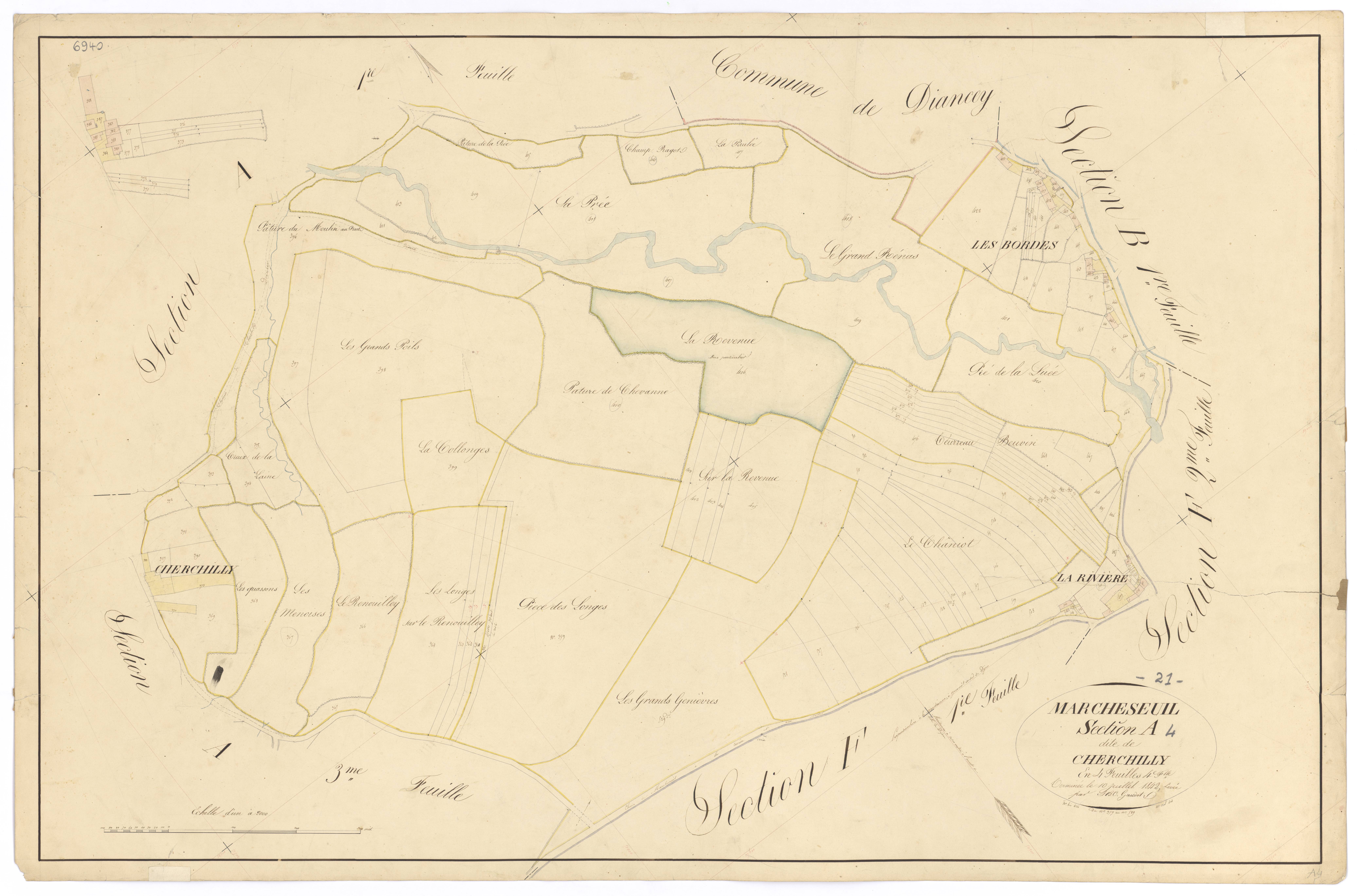 Marcheseuil - Section A4 - 3 P PLAN 376/5