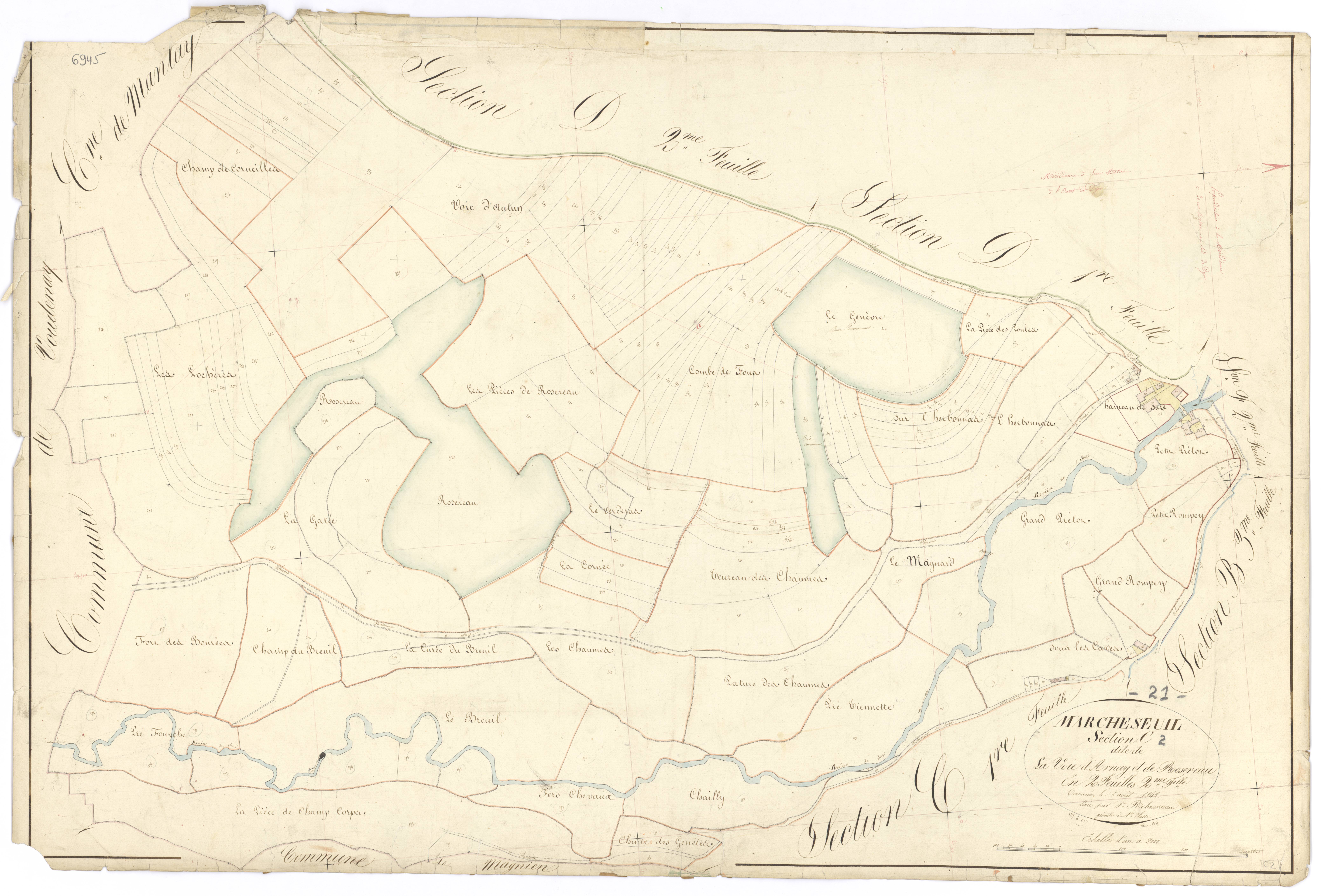 Marcheseuil - Section C2 - 3 P PLAN 376/10