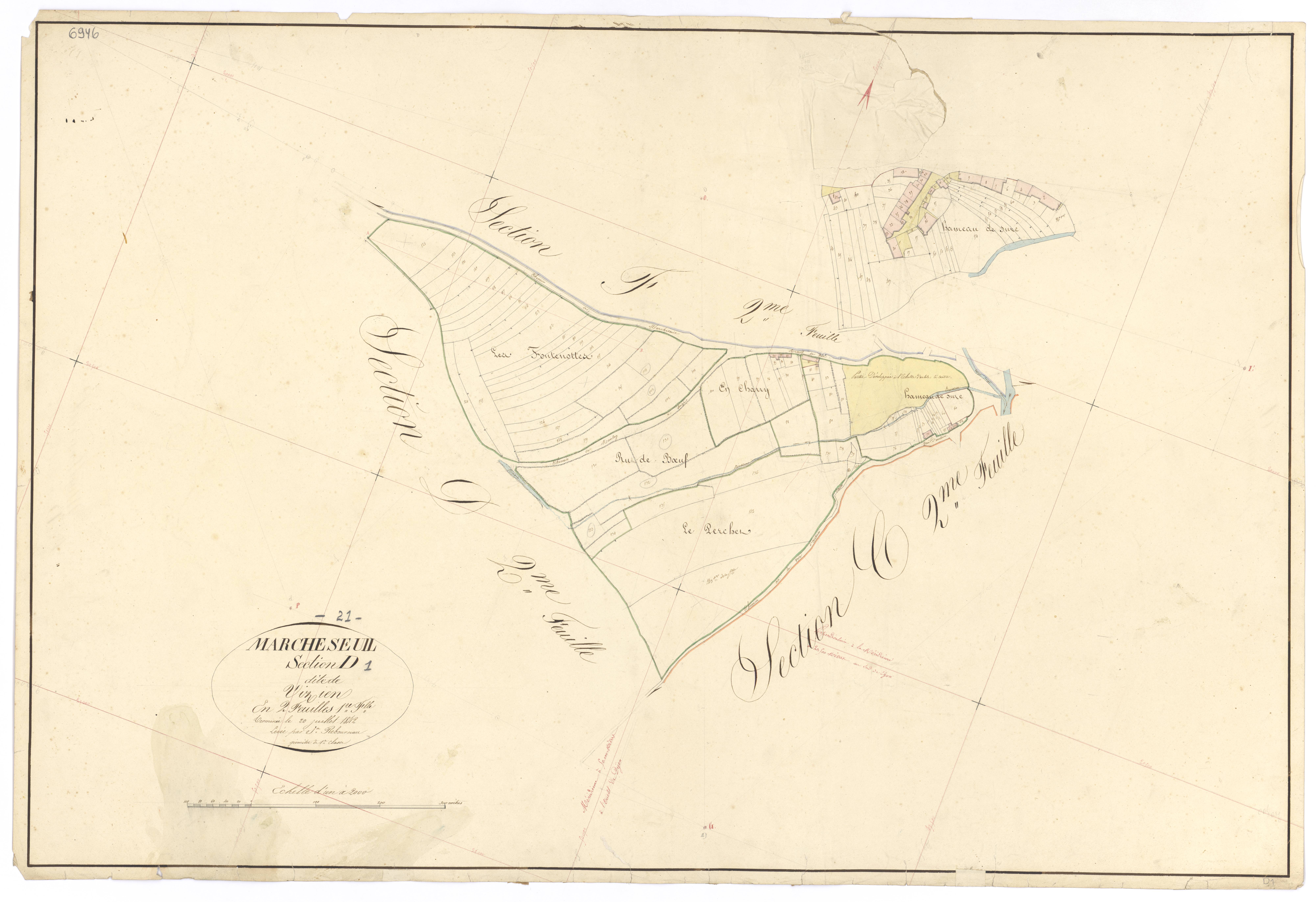 Marcheseuil - Section D1 - 3 P PLAN 376/11