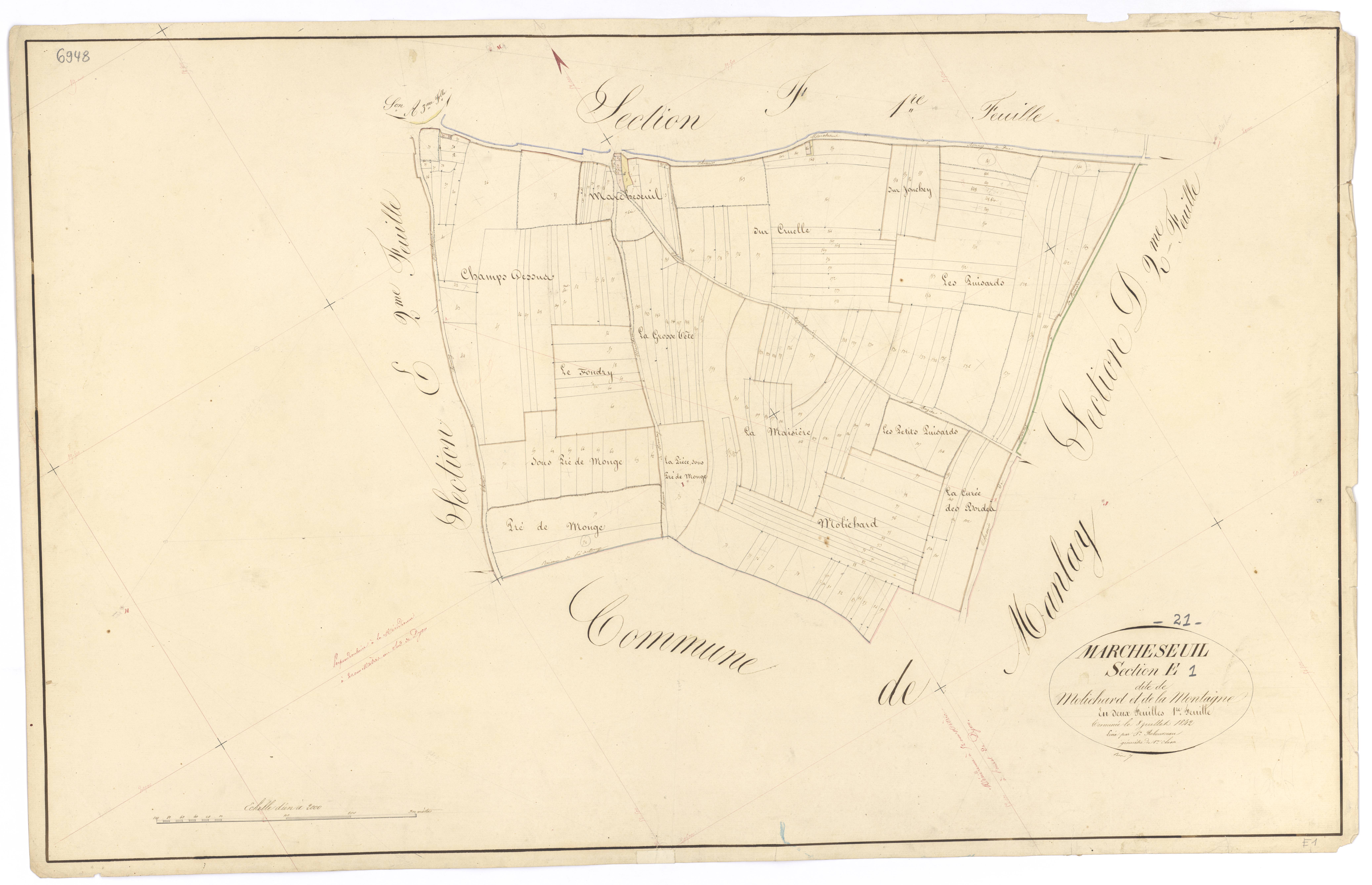Marcheseuil - Section E1 - 3 P PLAN 376/13