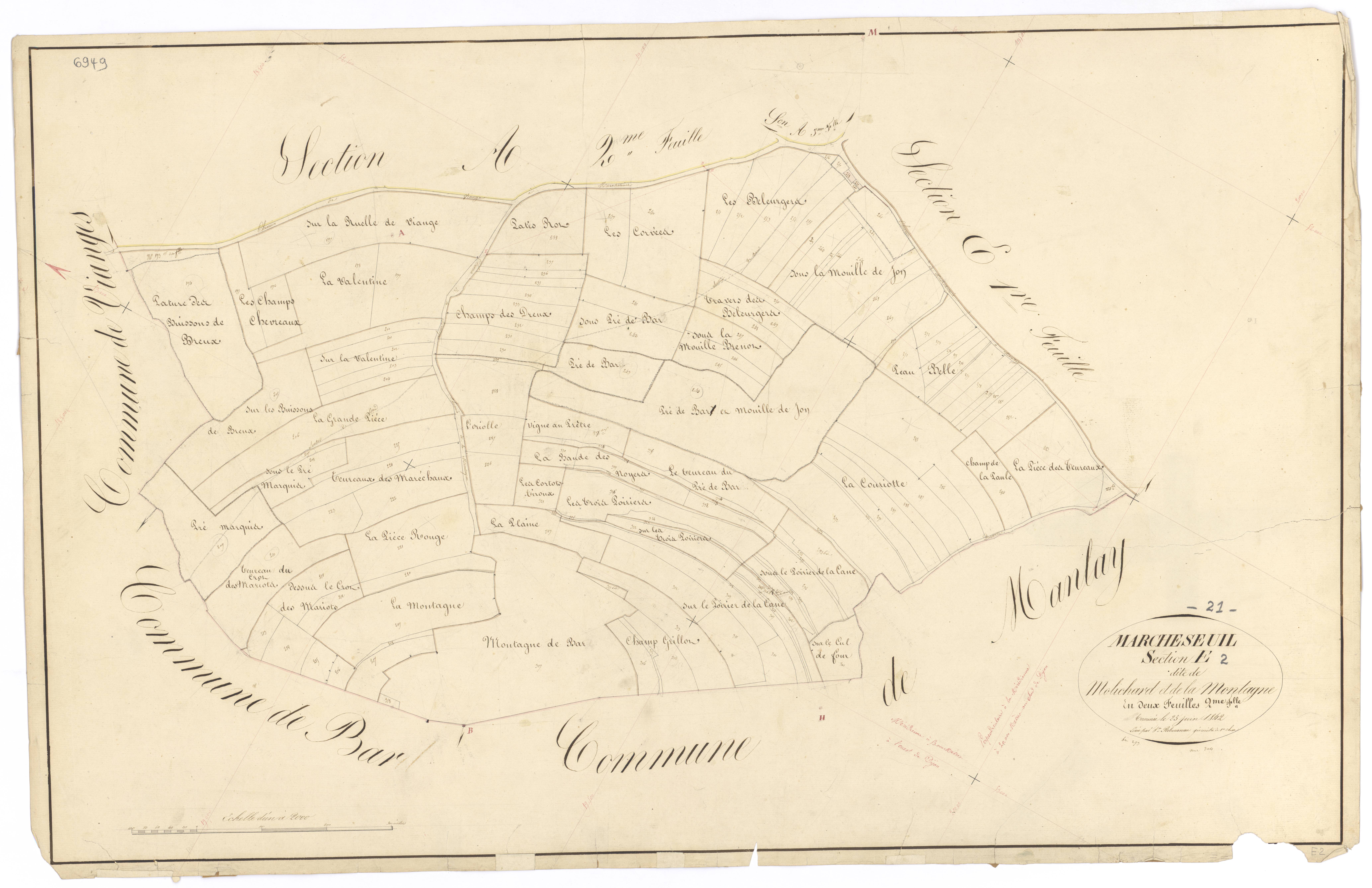 Marcheseuil - Section E2 - 3 P PLAN 376/14