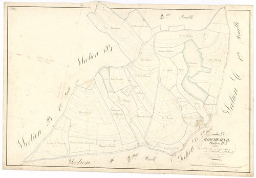 Marcheseuil - Section B3 - 3 P PLAN 376/8