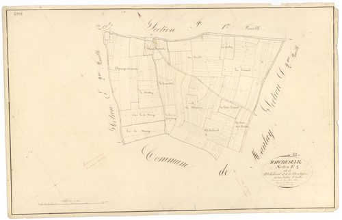 Marcheseuil - Section E1 - 3 P PLAN 376/13