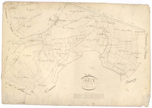 Marcigny-sous-Thil - Section B - 3 P PLAN 378/3
