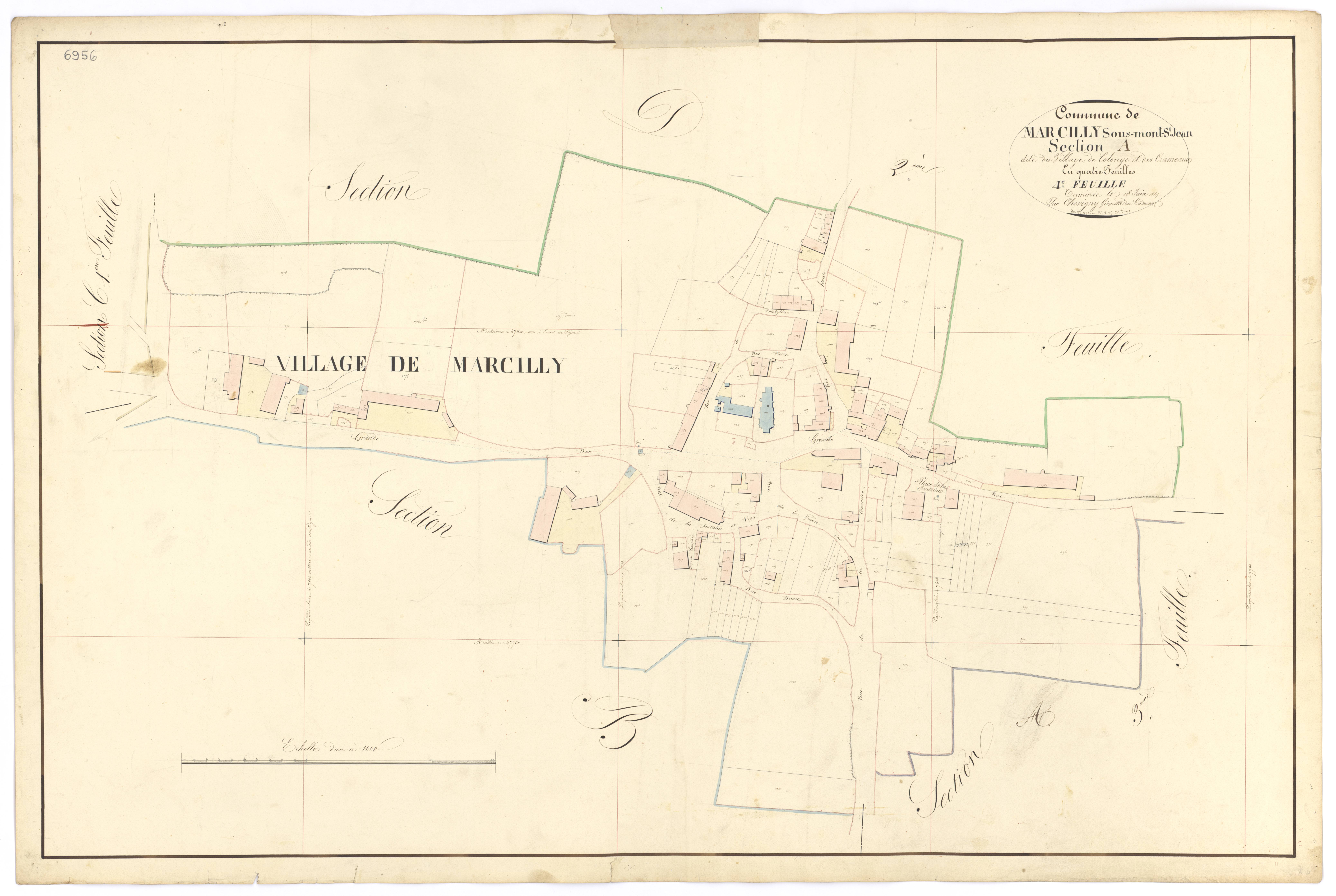Marcilly-Ogny - Section A4 - 3 P PLAN 380/5