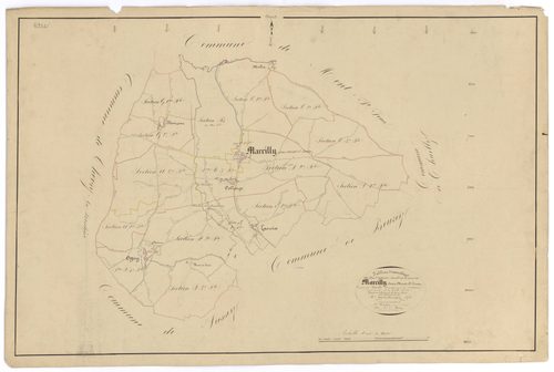 Marcilly-Ogny - Tableau d'assemblage - 3 P PLAN 380/1