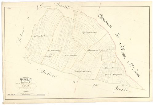 Marcilly-Ogny - Section C3 - 3 P PLAN 380/9