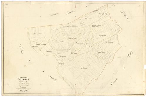 Marcilly-Ogny - Section E1 - 3 P PLAN 380/12
