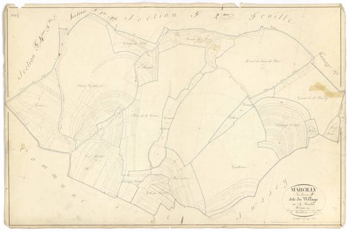 Marcilly-Ogny - Section F3 - 3 P PLAN 380/16