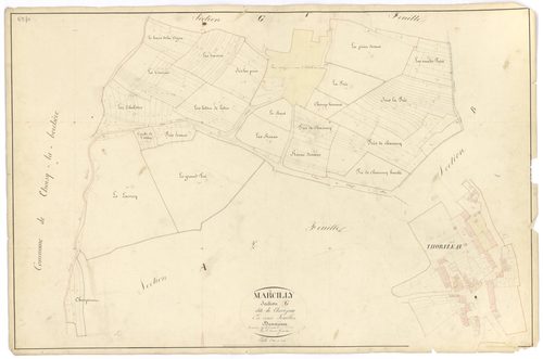 Marcilly-Ogny - Section G2 - 3 P PLAN 380/19