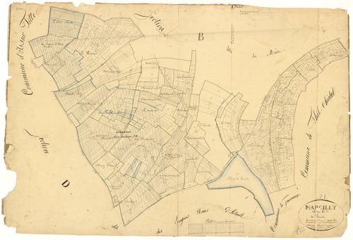 Marcilly-sur-Tille - Section C - 3 P PLAN 381/4