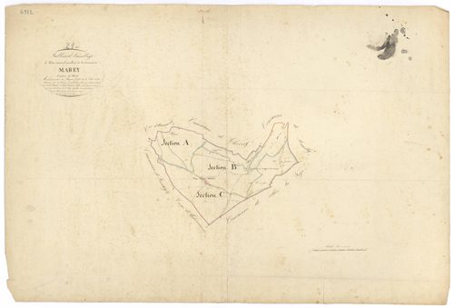 Marey-lès-Fussey - Tableau d'assemblage - 3 P PLAN 382/1