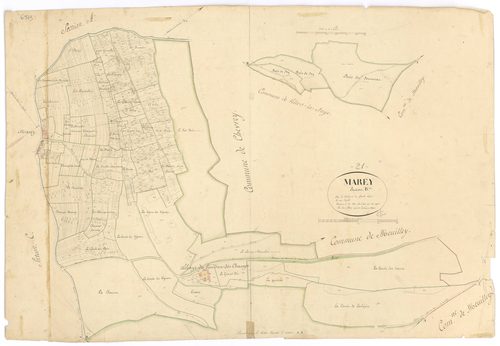 Marey-lès-Fussey - Section B - 3 P PLAN 382/3