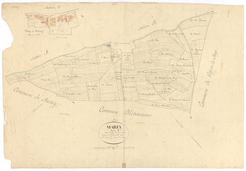 Marey-lès-Fussey - Section C - 3 P PLAN 382/4