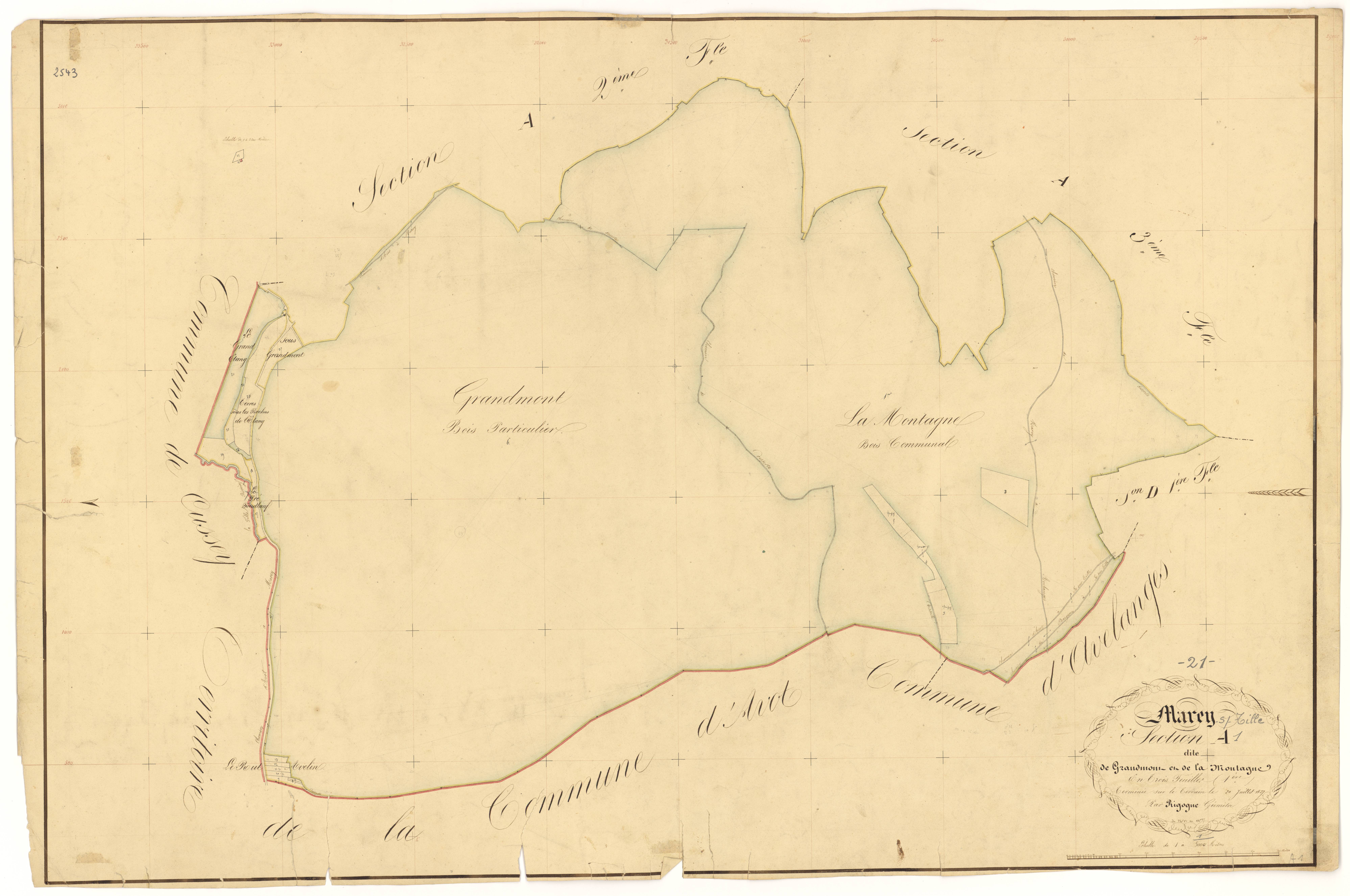 Marey-sur-Tille - Section A1 - 3 P PLAN 383/2