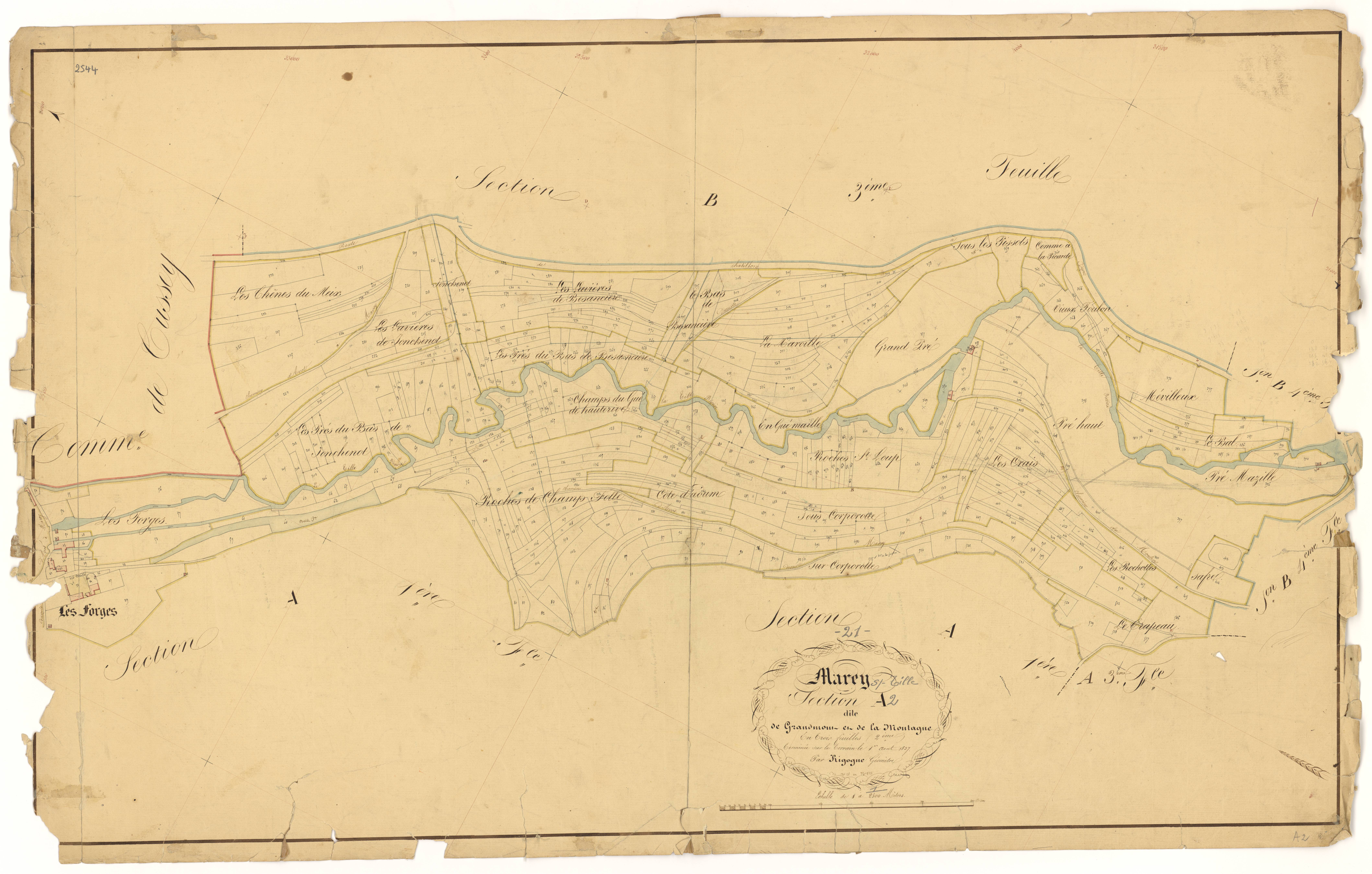 Marey-sur-Tille - Section A2 - 3 P PLAN 383/3