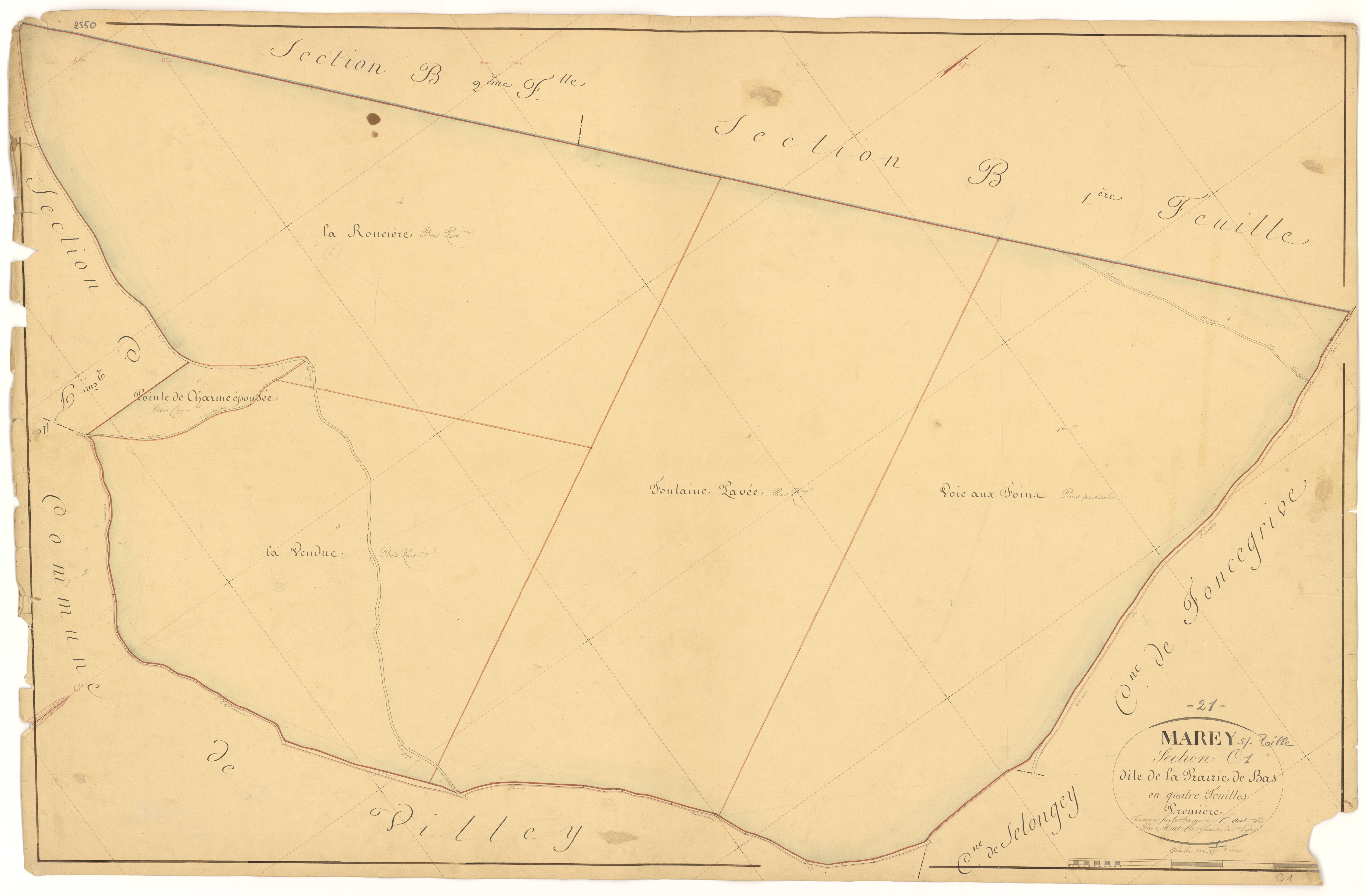 Marey-sur-Tille - Section C1 - 3 P PLAN 383/9