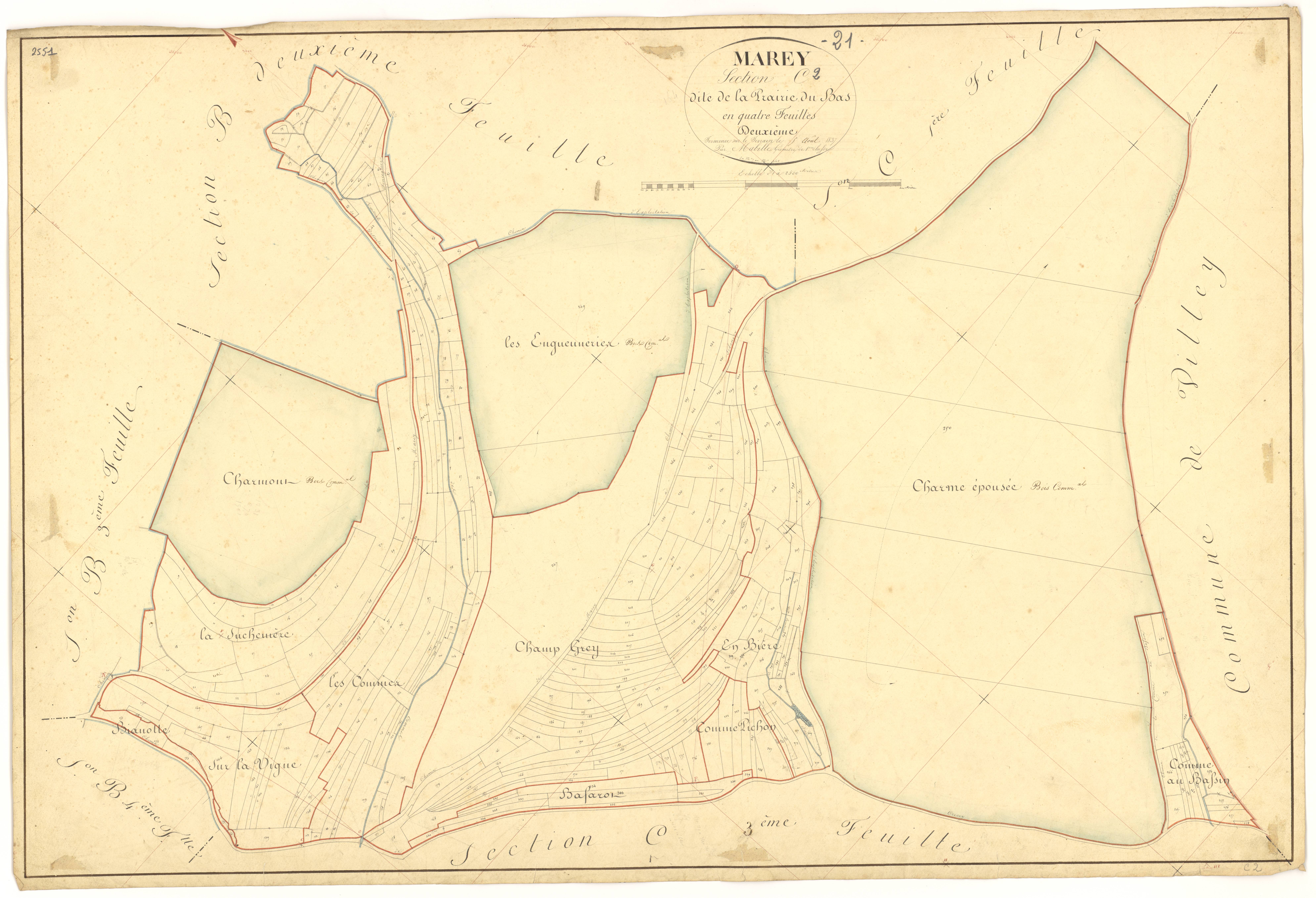 Marey-sur-Tille - Section C2 - 3 P PLAN 383/10