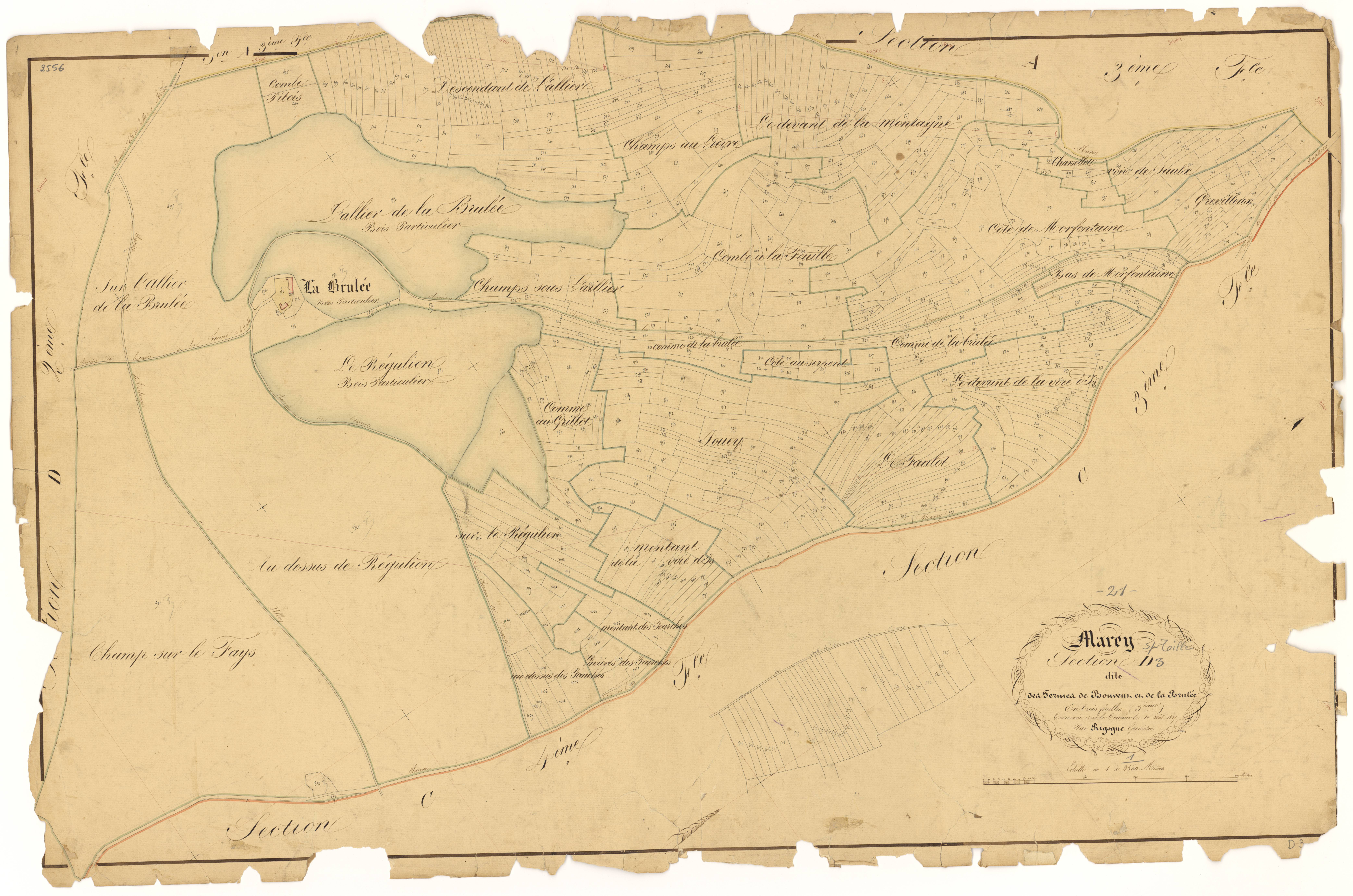 Marey-sur-Tille - Section D3 - 3 P PLAN 383/15