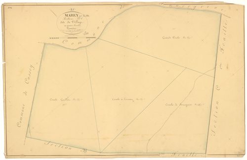 Marey-sur-Tille - Section B1 - 3 P PLAN 383/5