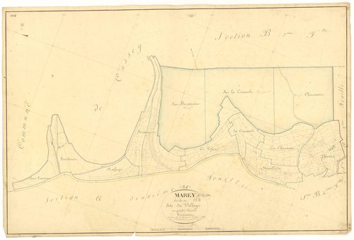 Marey-sur-Tille - Section B3 - 3 P PLAN 383/7