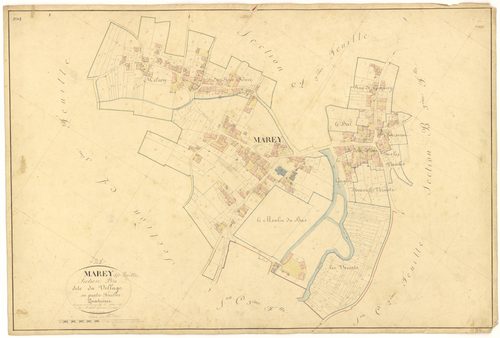 Marey-sur-Tille - Section B4 - 3 P PLAN 383/8