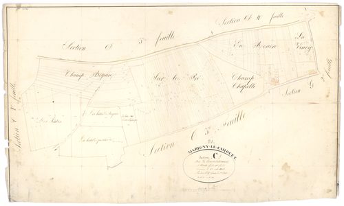 Marigny-le-Cahouët - Section C1 - 3 P PLAN 385/8