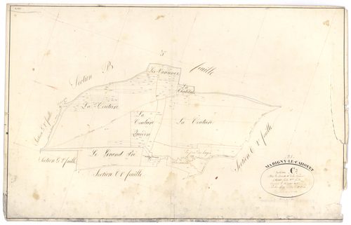 Marigny-le-Cahouët - Section C3 - 3 P PLAN 385/10
