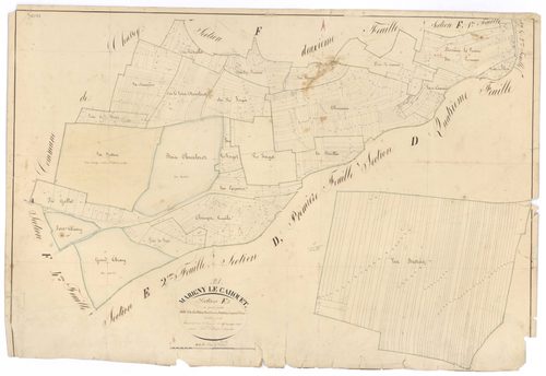 Marigny-le-Cahouët - Section F3 - 3 P PLAN 385/22