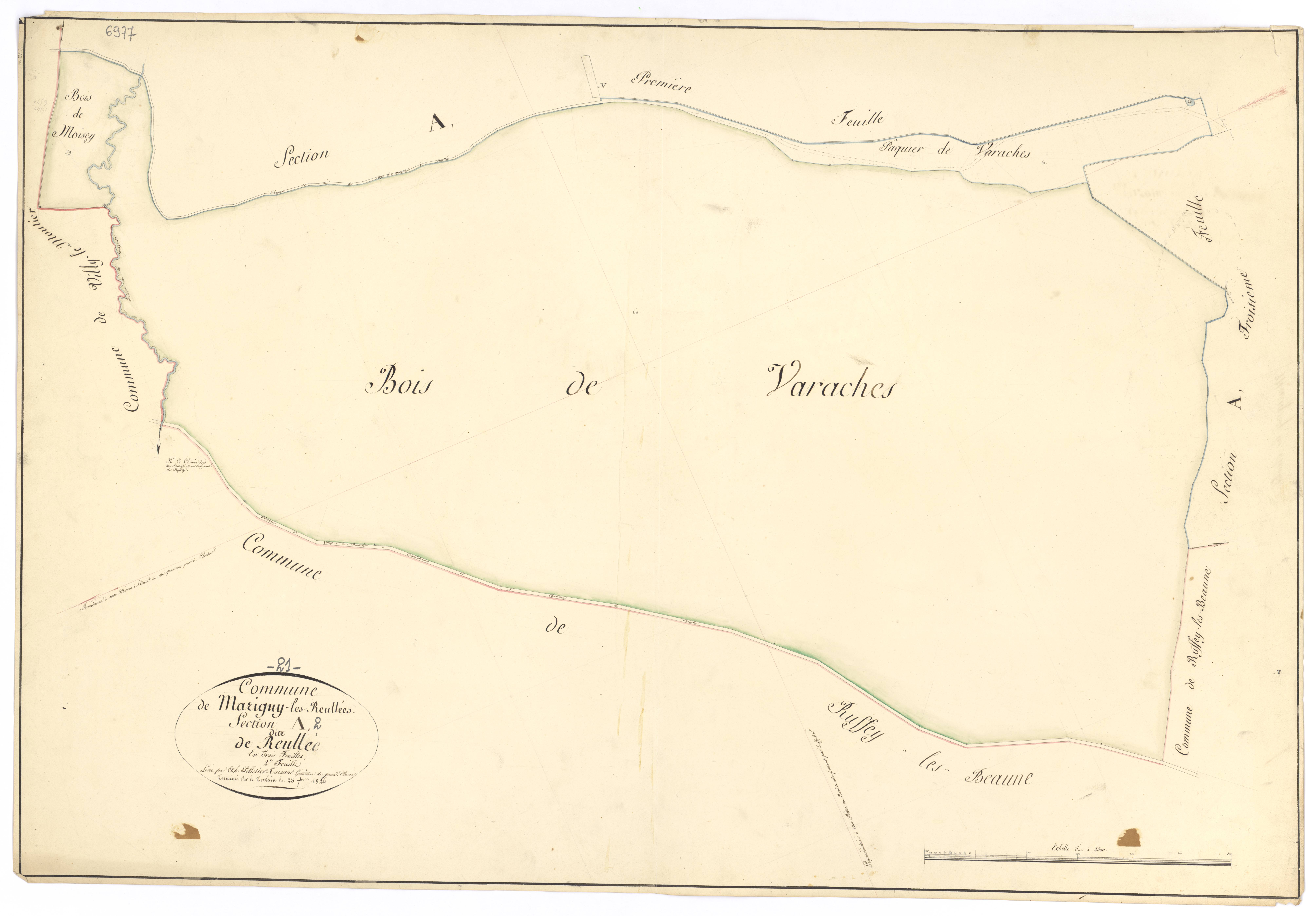 Marigny-lès-Reullée - Section A2 - 3 P PLAN 386/3