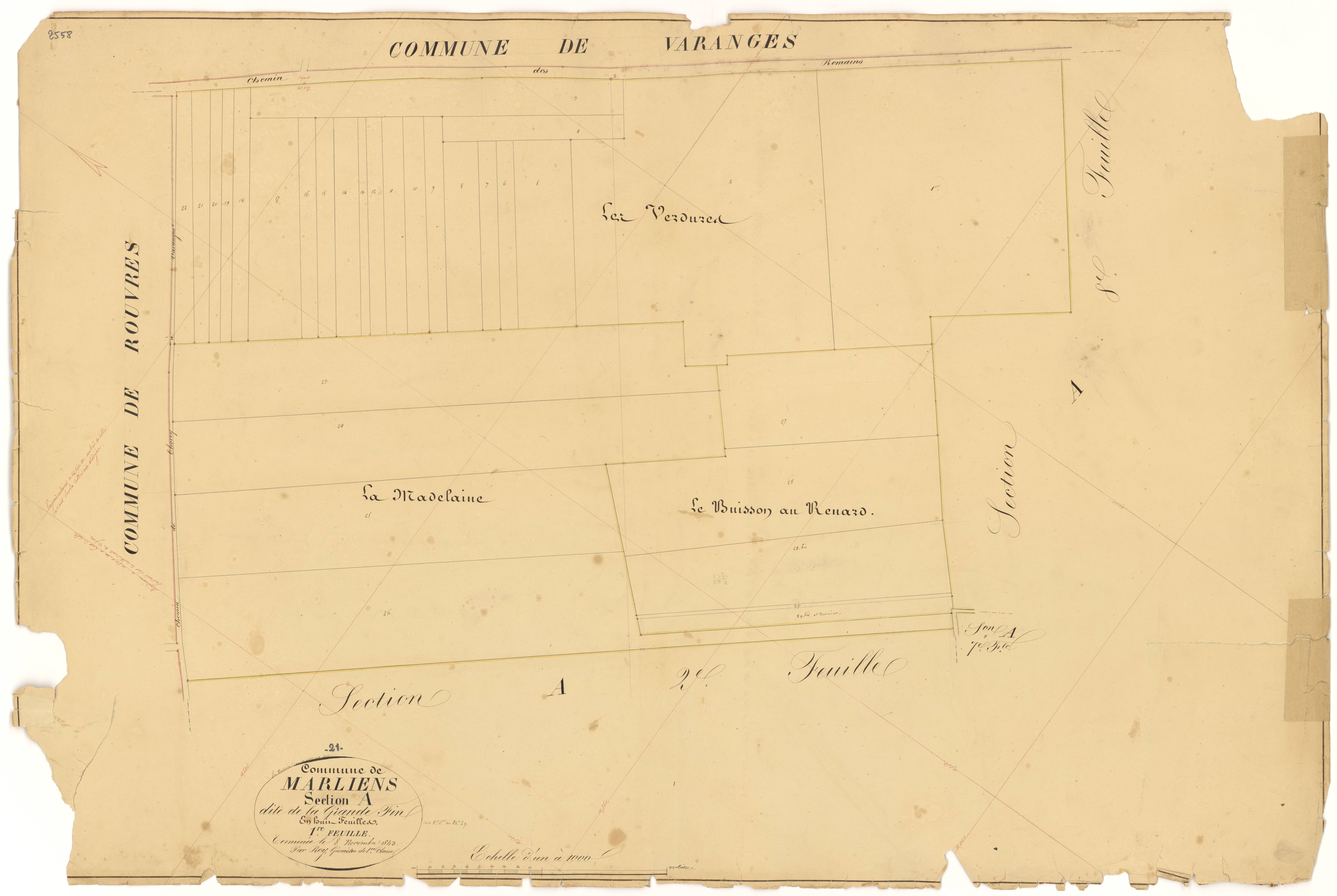 Marliens - Section A1 - 3 P PLAN 387/2