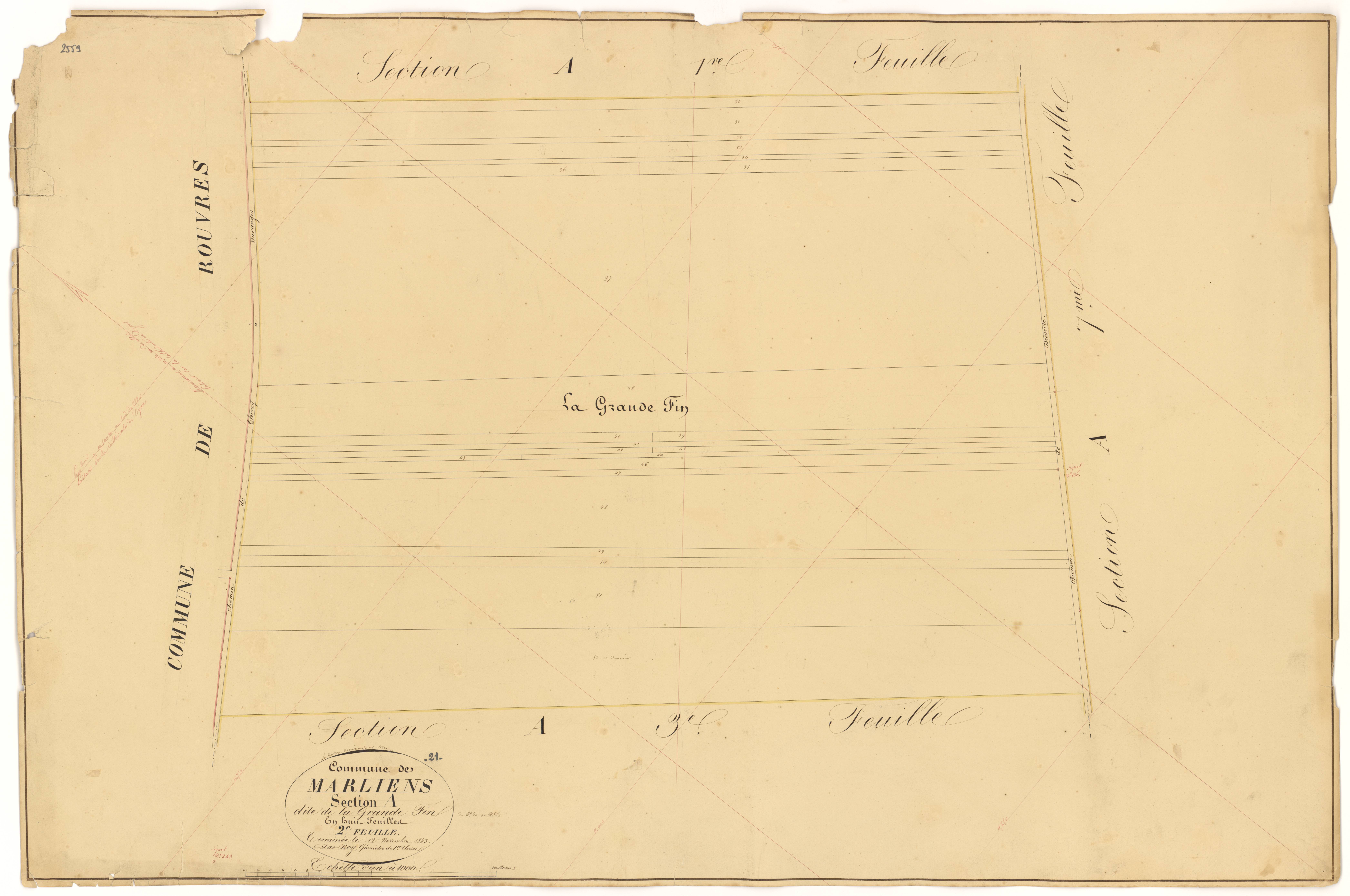Marliens - Section A2 - 3 P PLAN 387/3