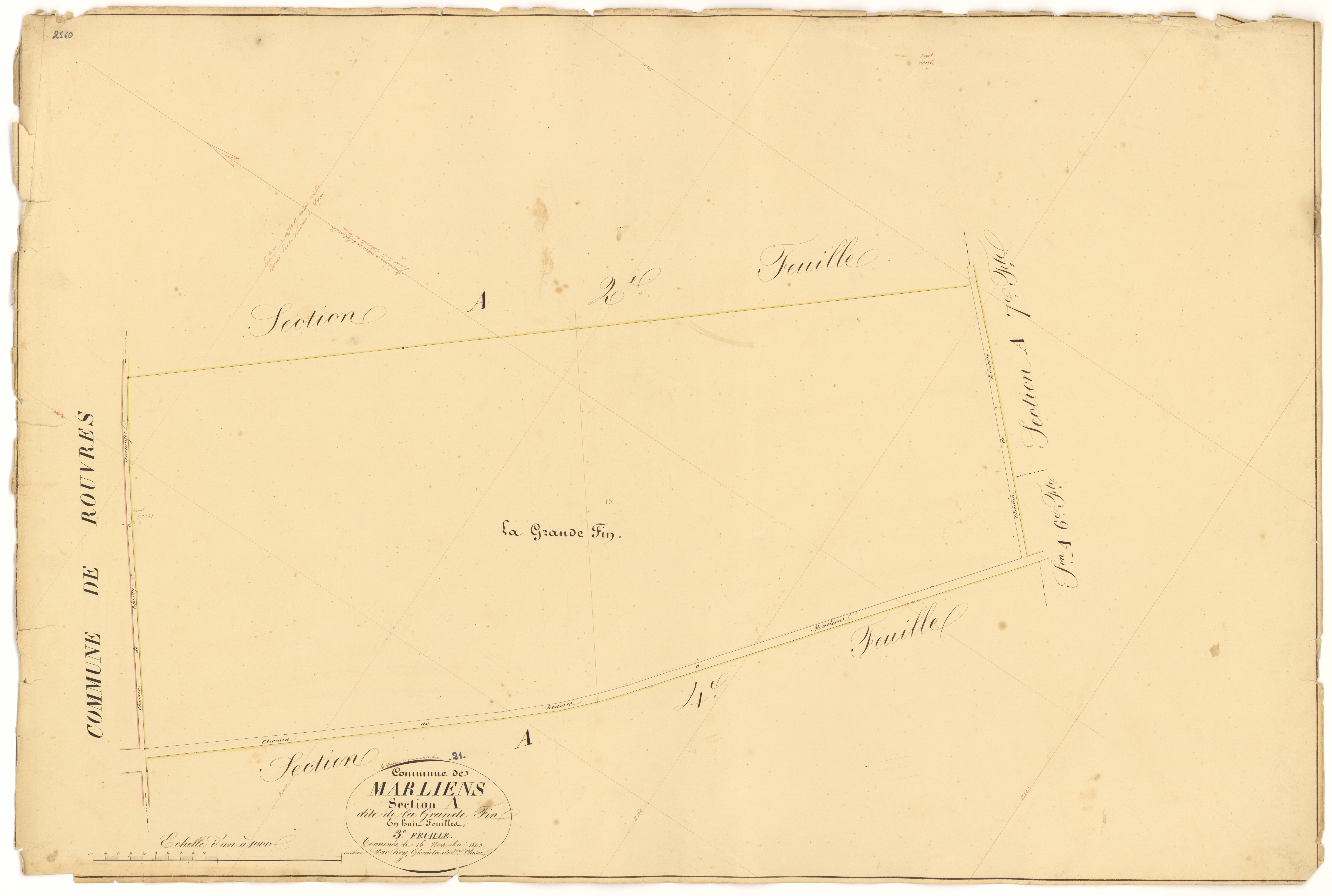 Marliens - Section A3 - 3 P PLAN 387/4