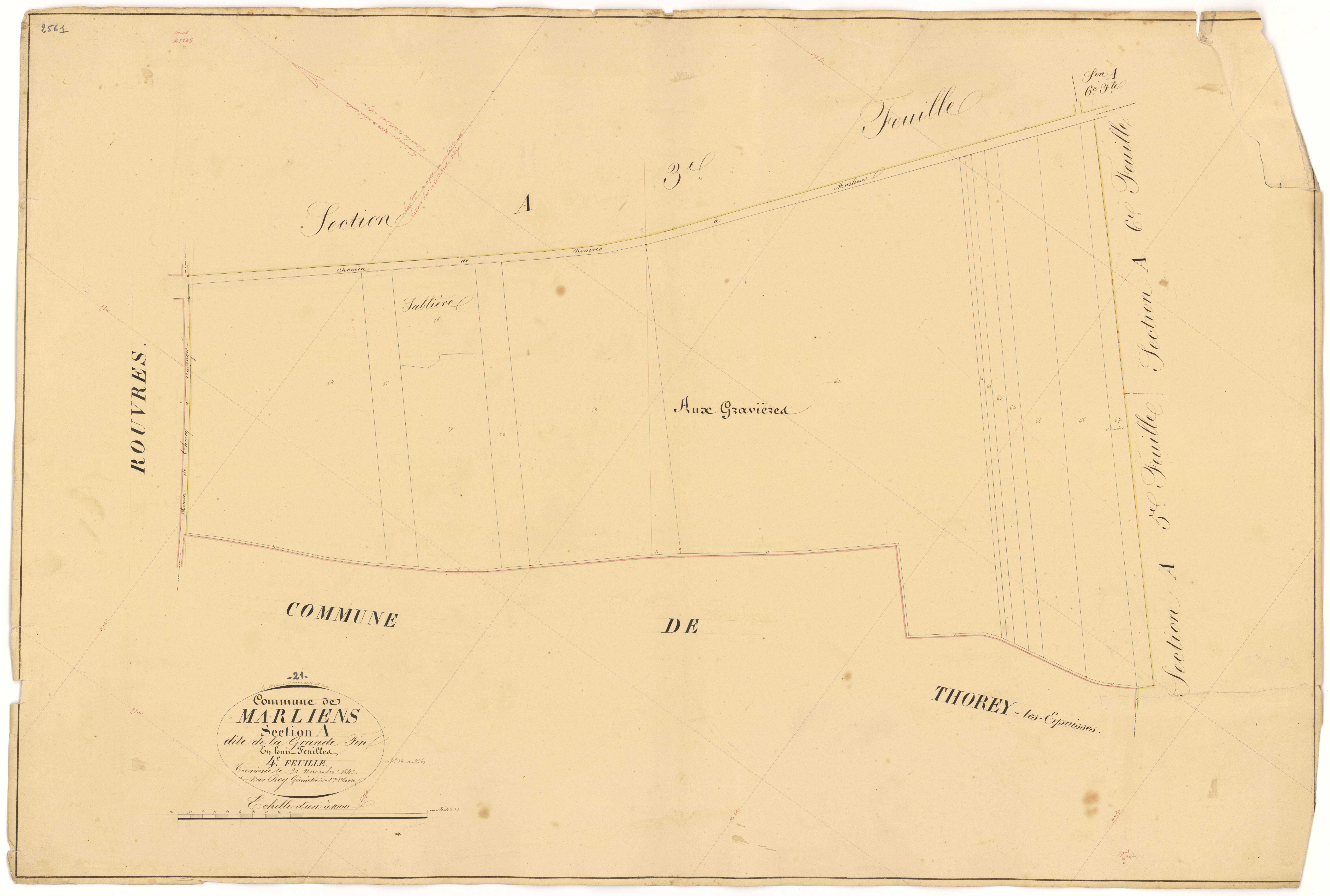 Marliens - Section A4 - 3 P PLAN 387/5