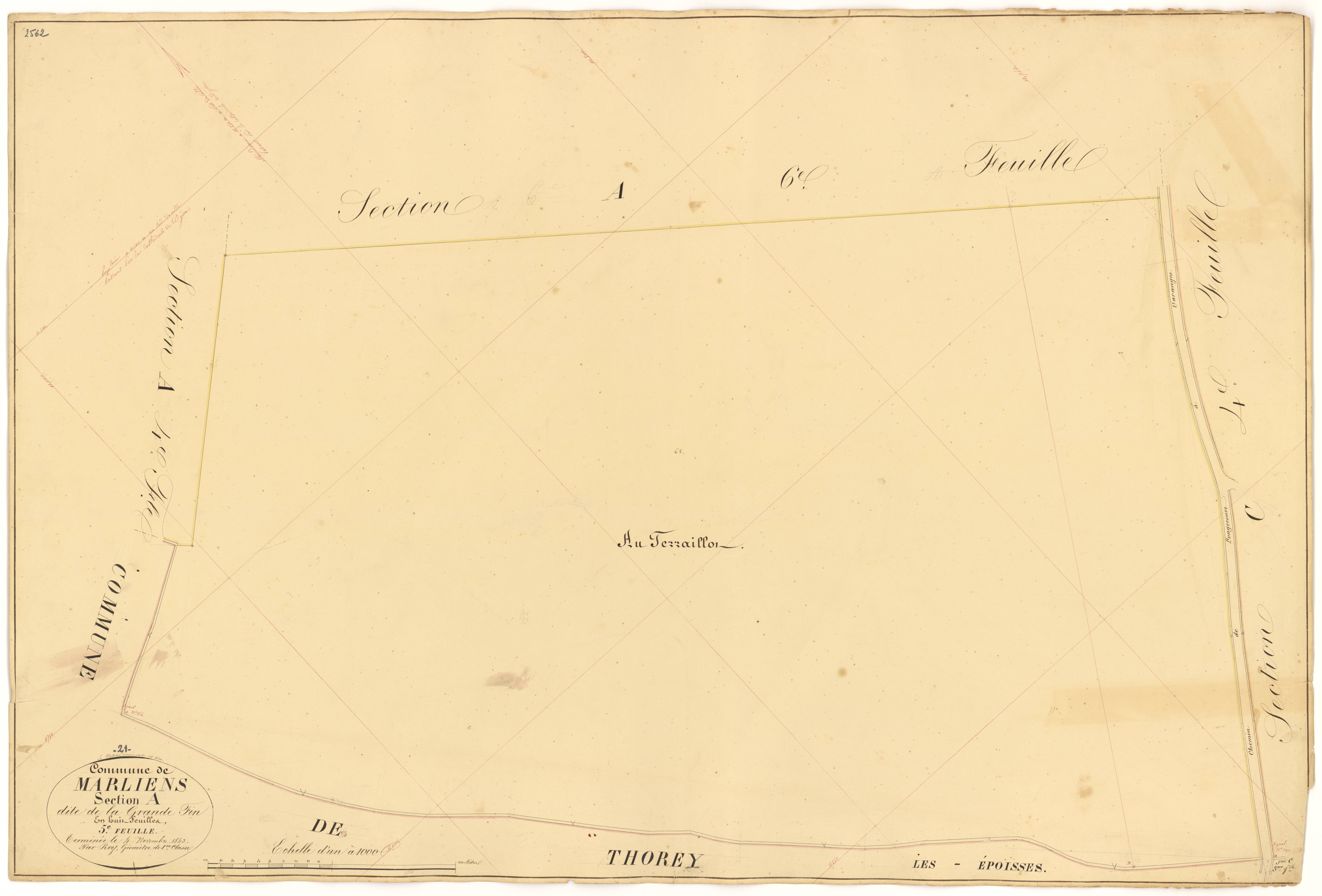 Marliens - Section A5 - 3 P PLAN 387/6