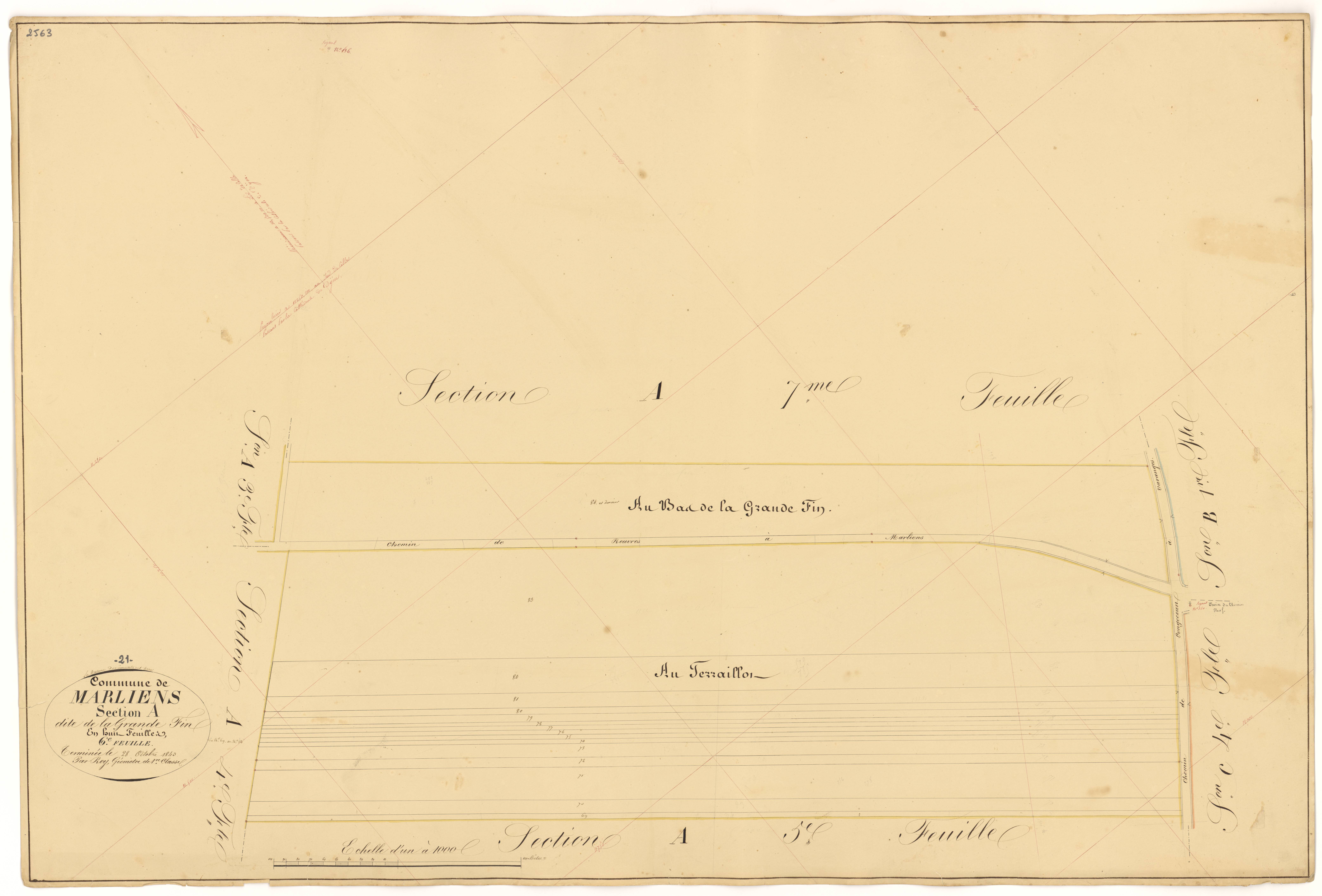 Marliens - Section A6 - 3 P PLAN 387/7
