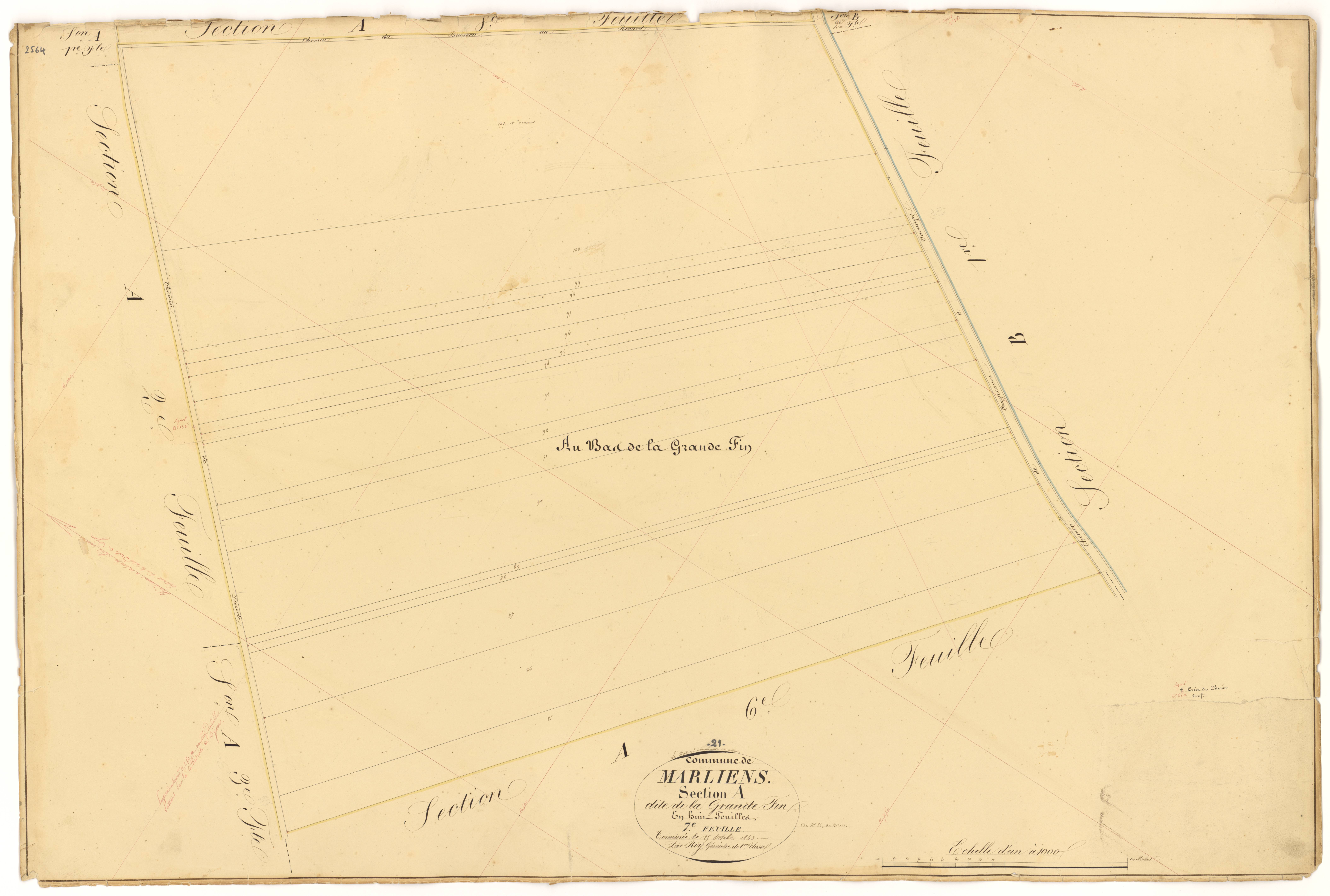 Marliens - Section A7 - 3 P PLAN 387/8