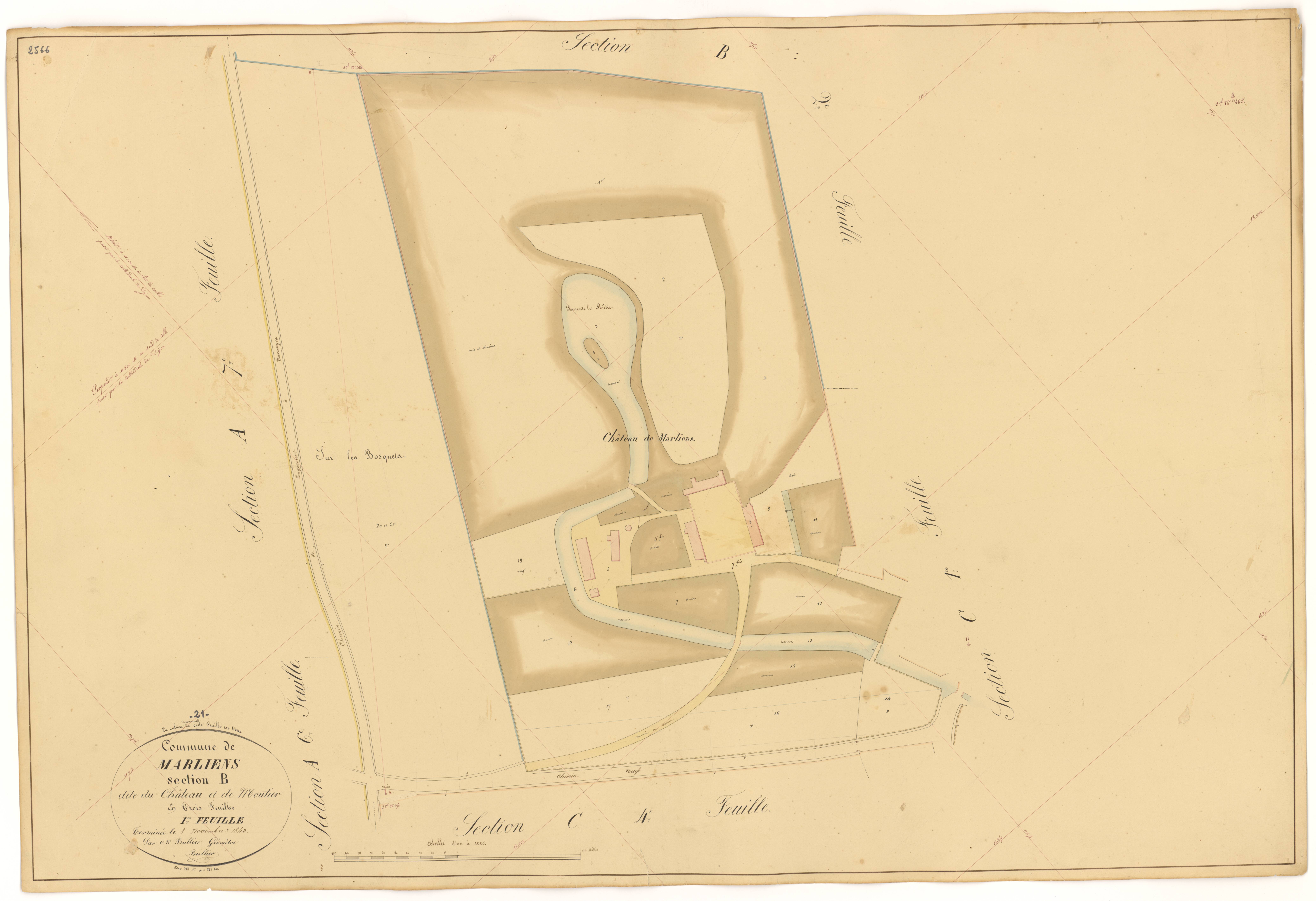 Marliens - Section B1 - 3 P PLAN 387/10