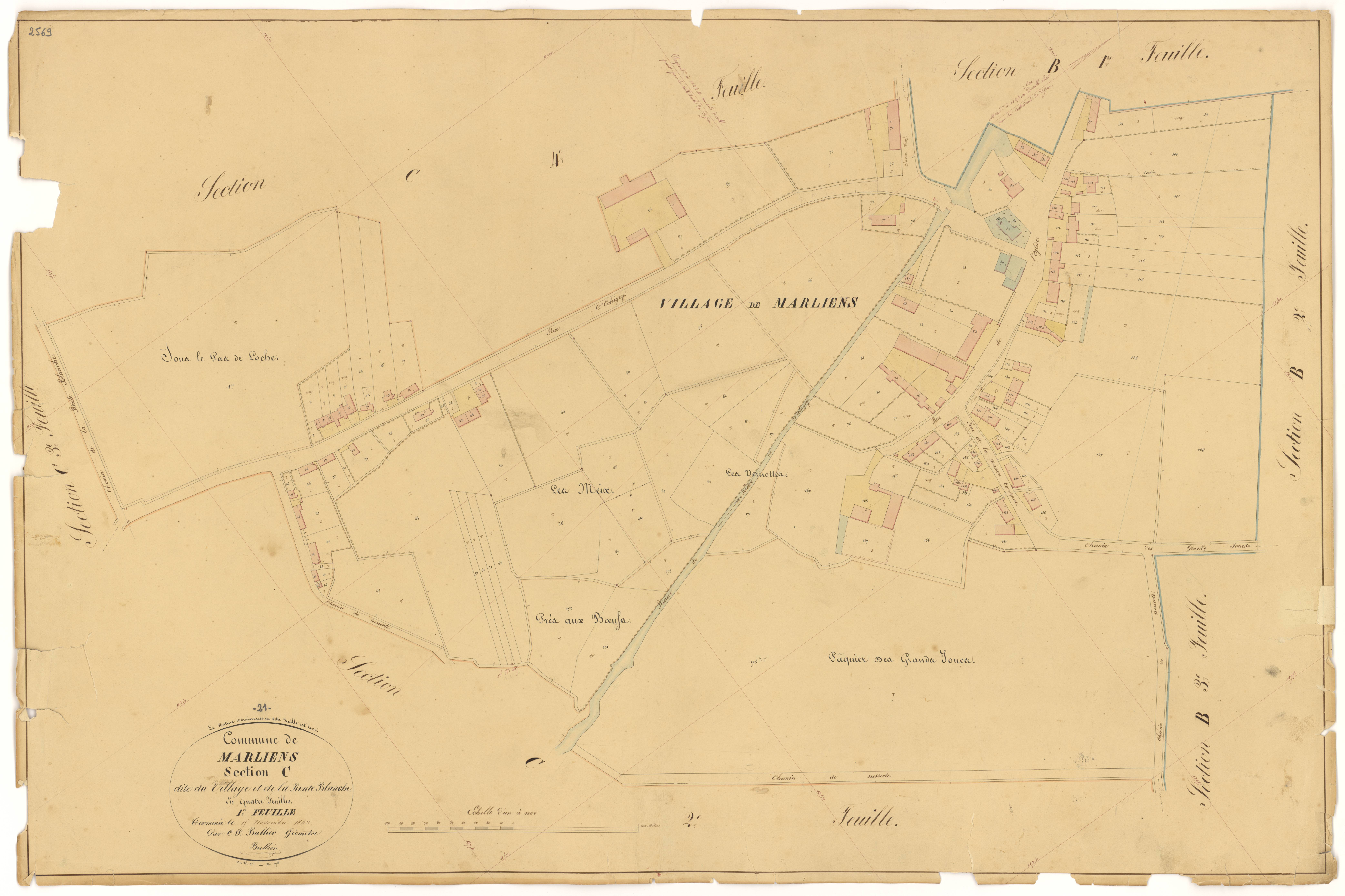 Marliens - Section C1 - 3 P PLAN 387/13