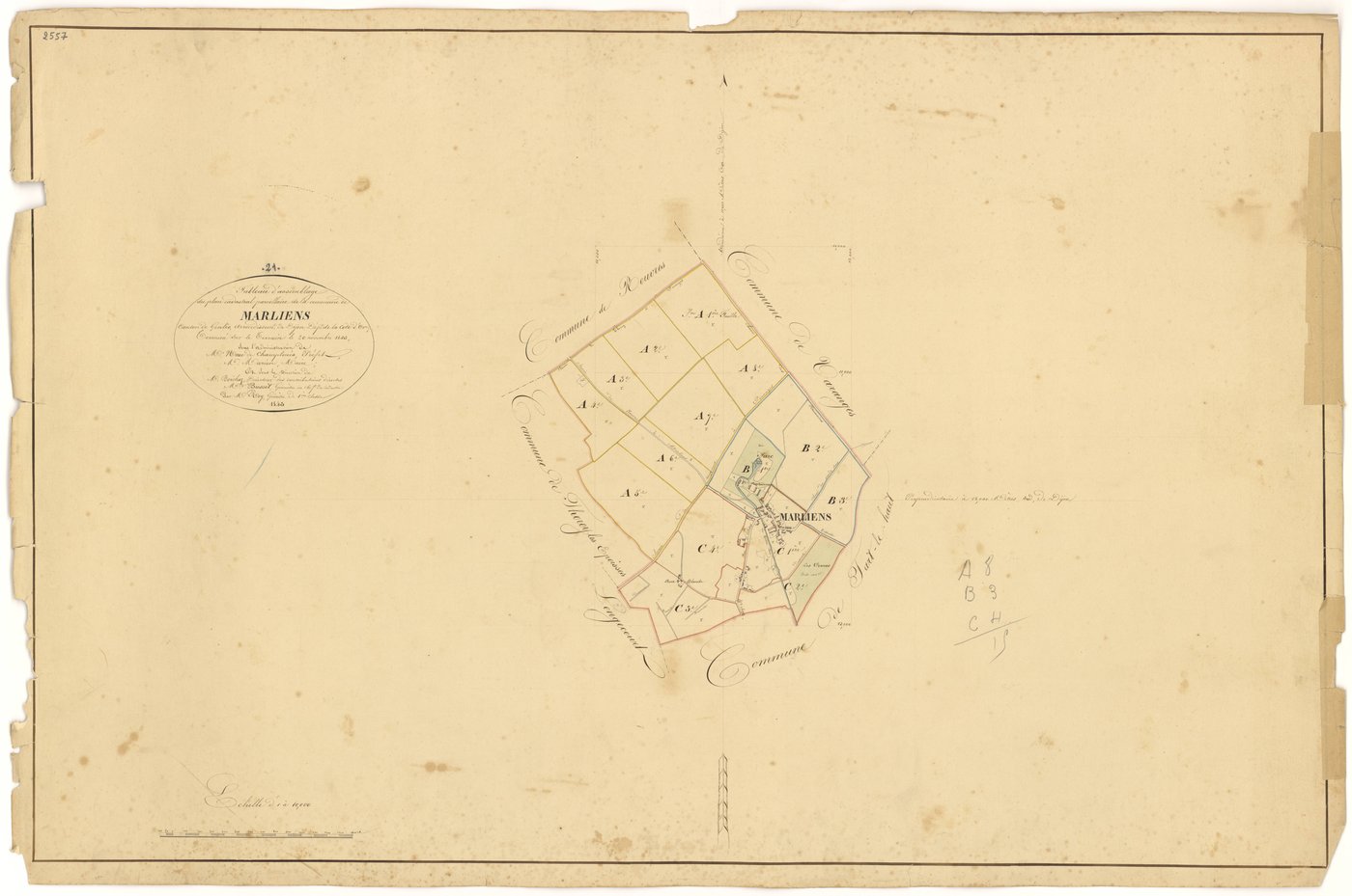 Marliens - Tableau d'assemblage - 3 P PLAN 387/1