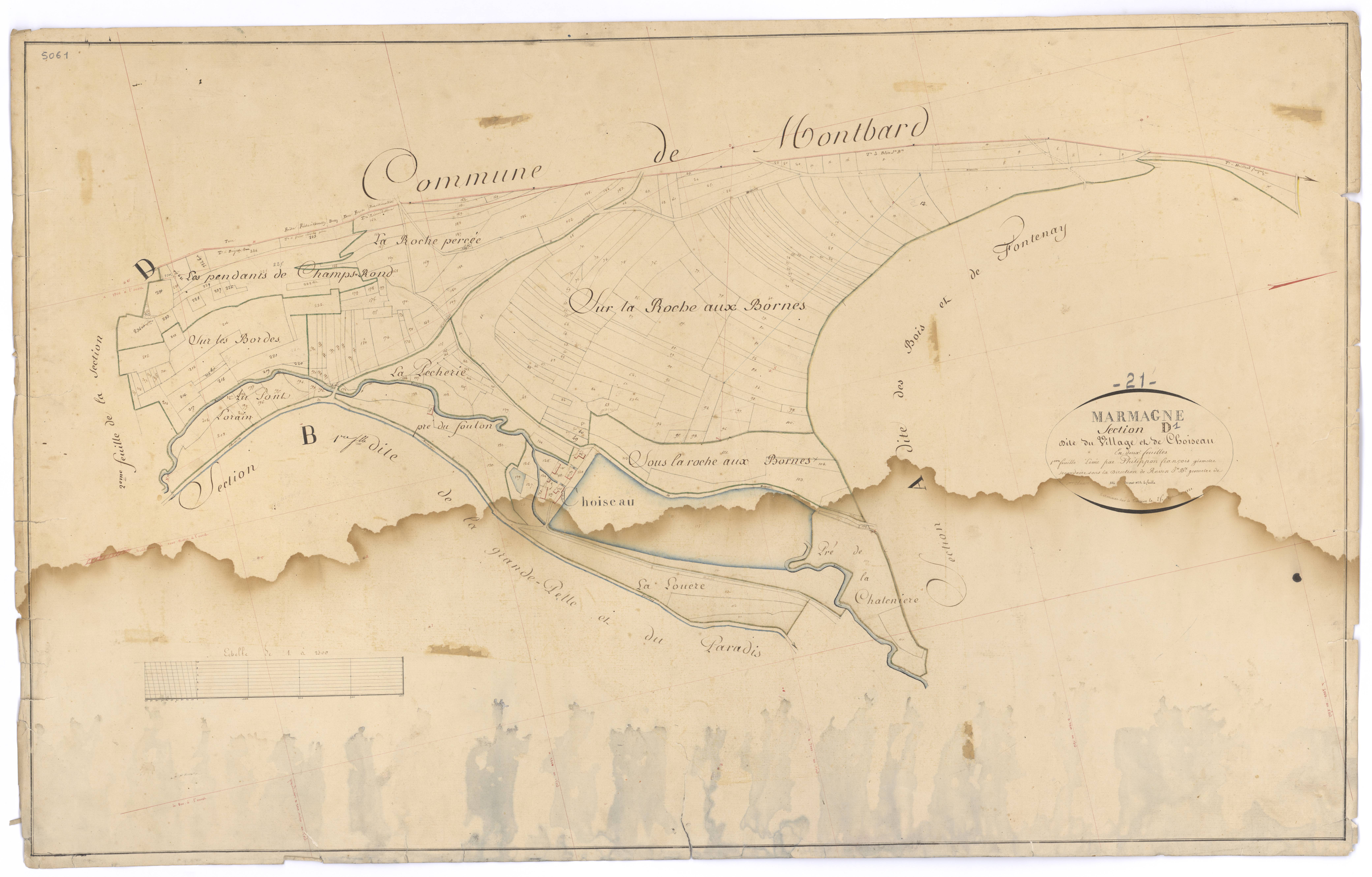 Marmagne - Section D1 - 3 P PLAN 388/6