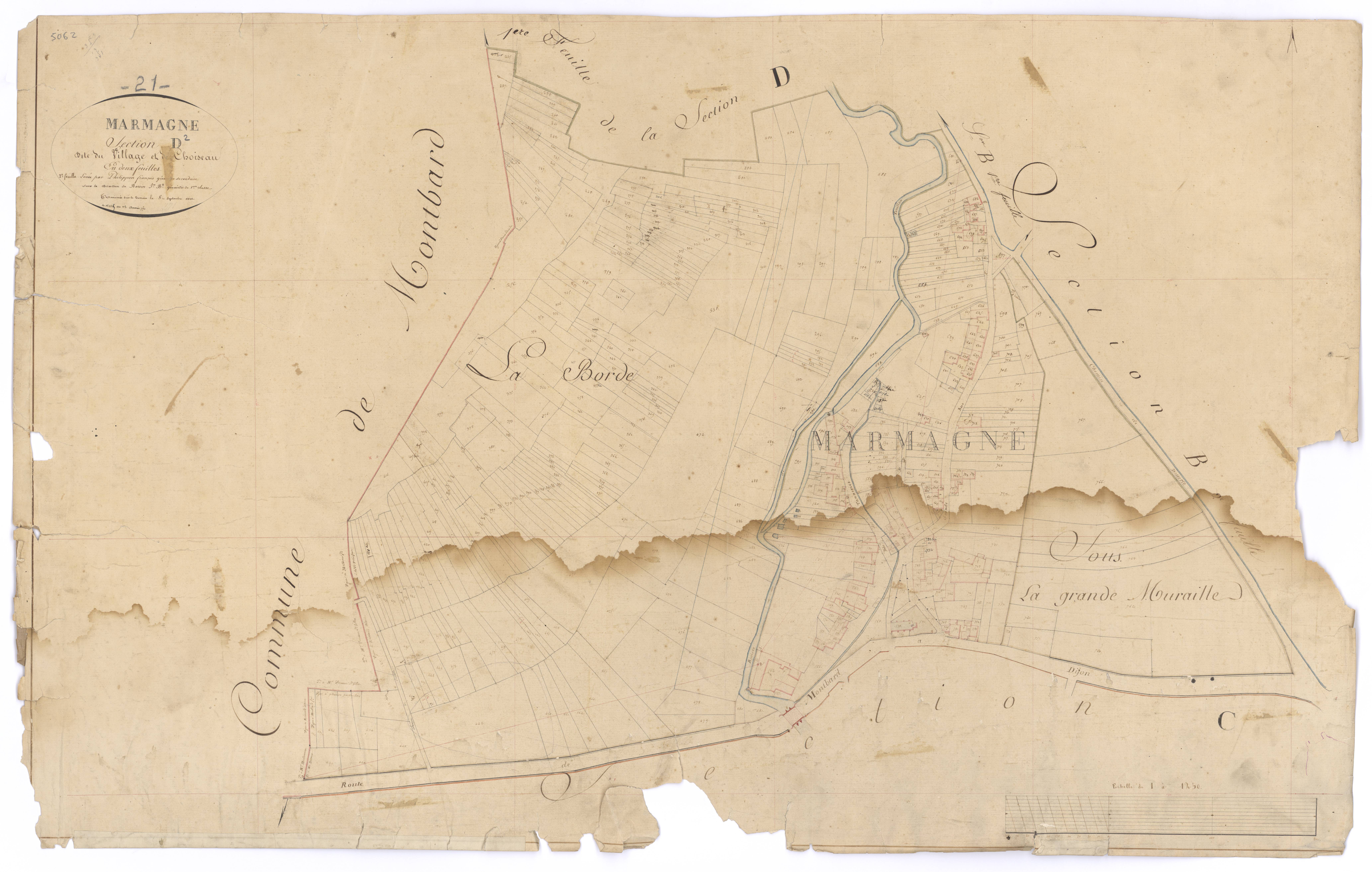 Marmagne - Section D2 - 3 P PLAN 388/7