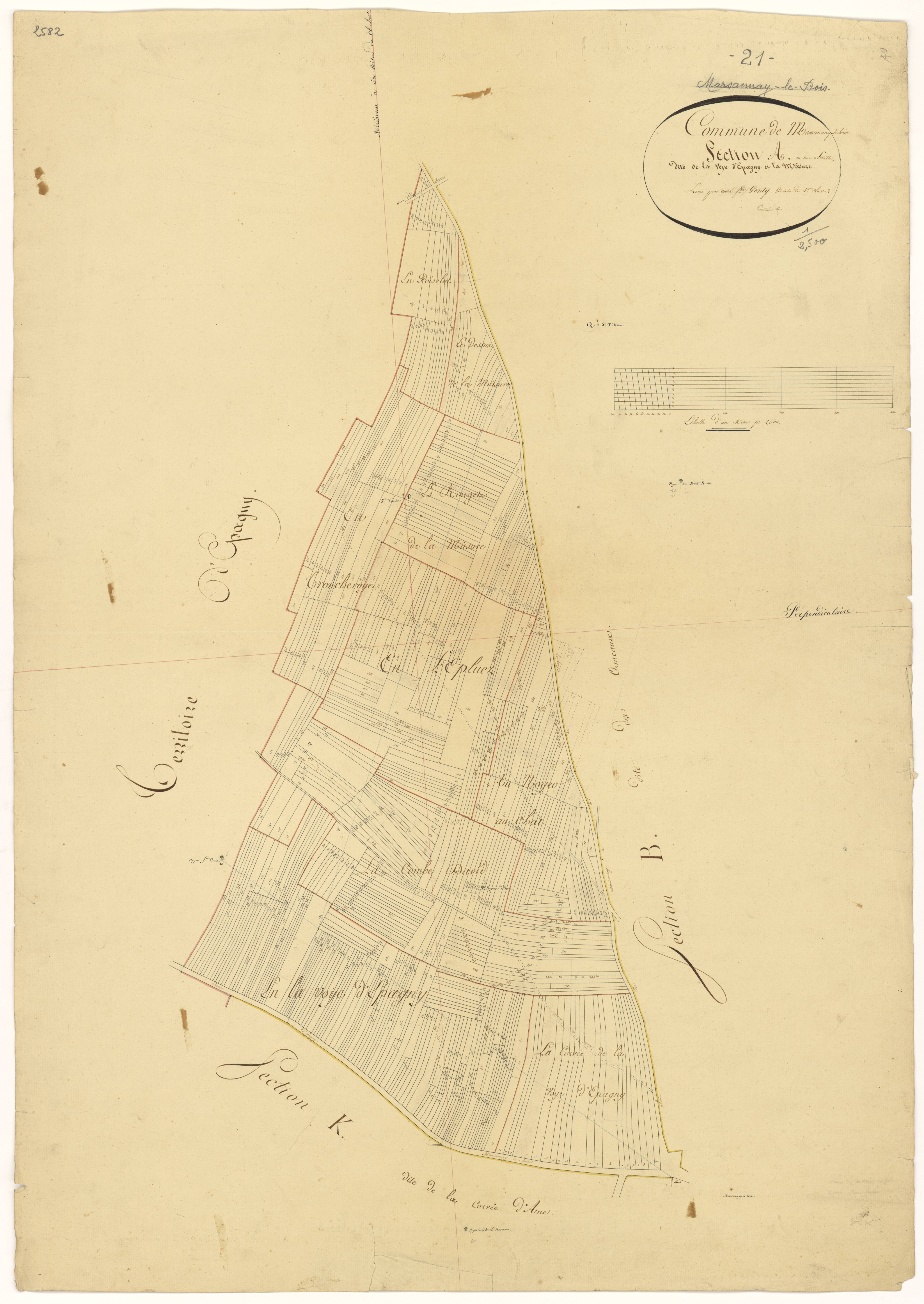 Marsannay-le-Bois - Section A - 3 P PLAN 390/2