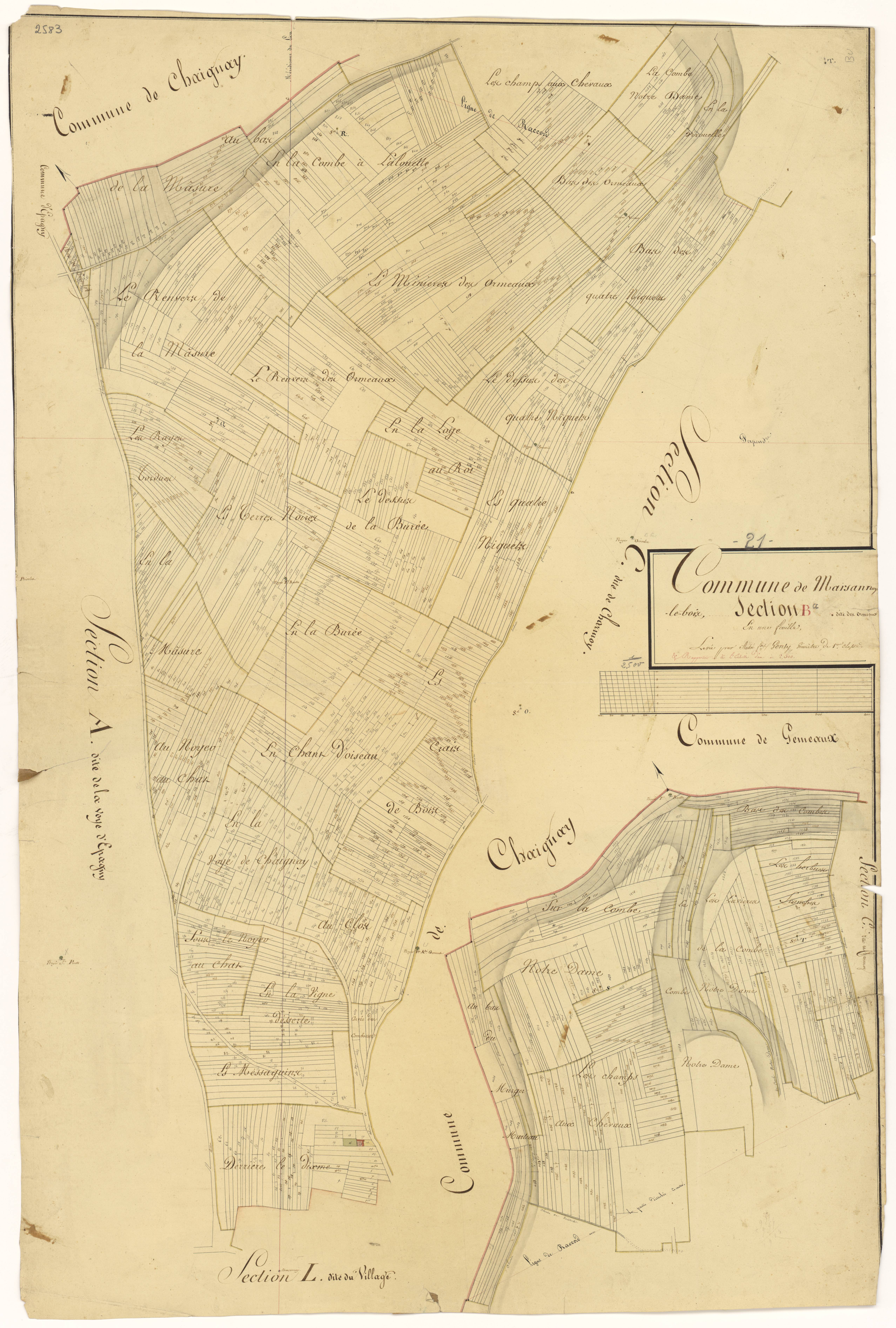 Marsannay-le-Bois - Section B - 3 P PLAN 390/3